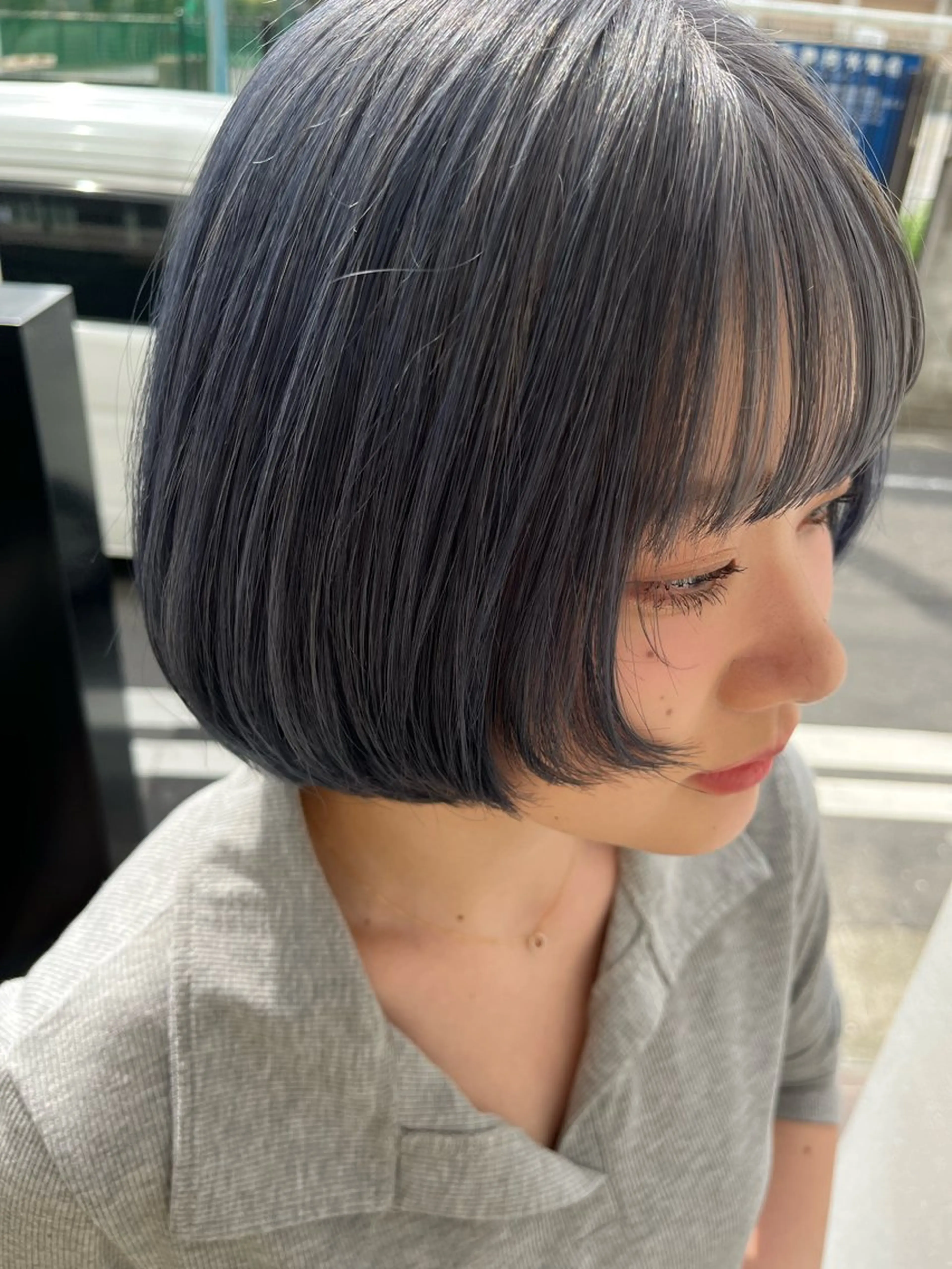 ショート カラー カット ヘアカラー トリートメント ハイトーンカラー🩵 耳ツボジュエリー👂のその他イメージ