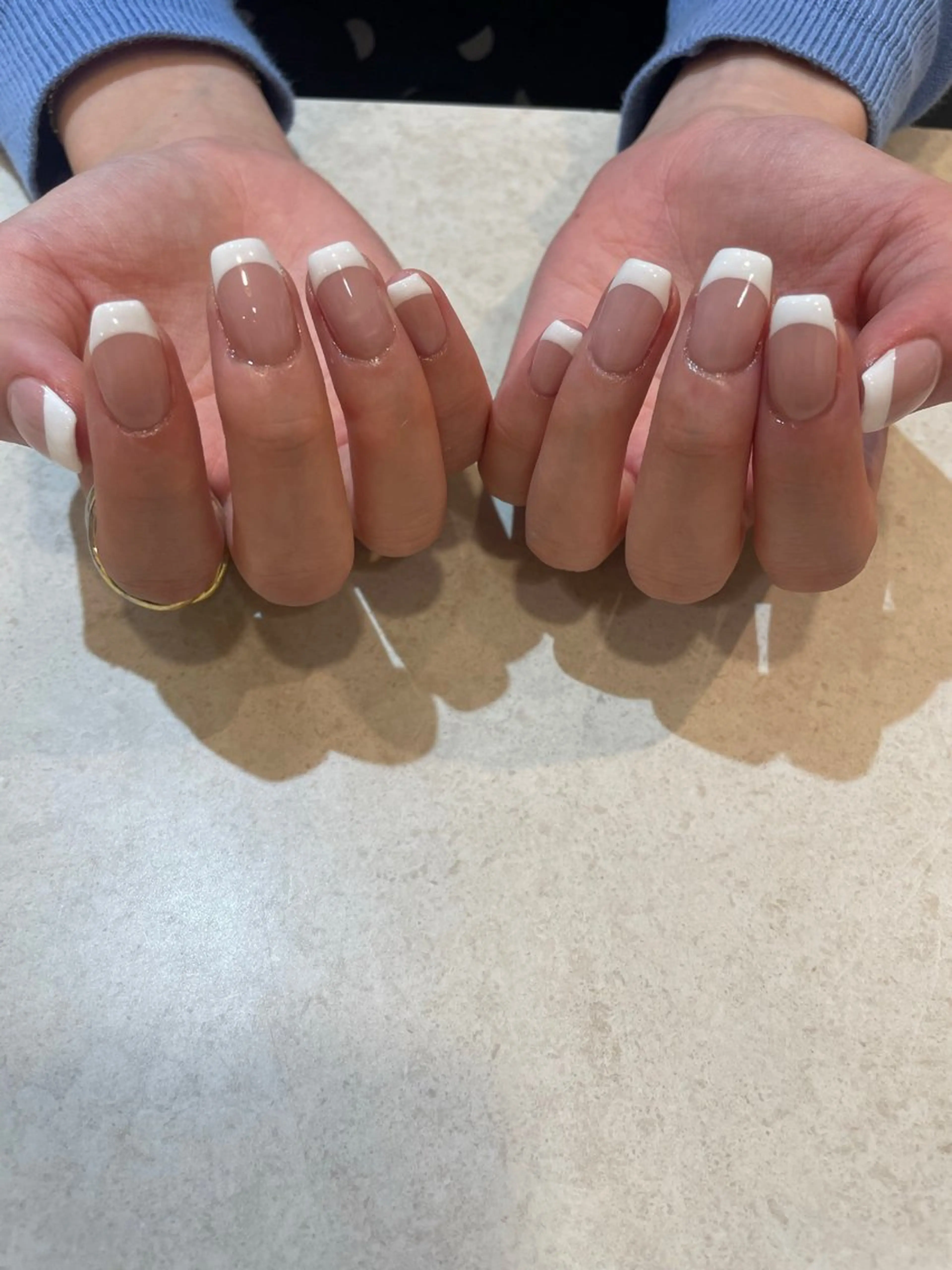 ネイル フレンチネイル ハンドネイル Maede Kanaのネイルデザイン