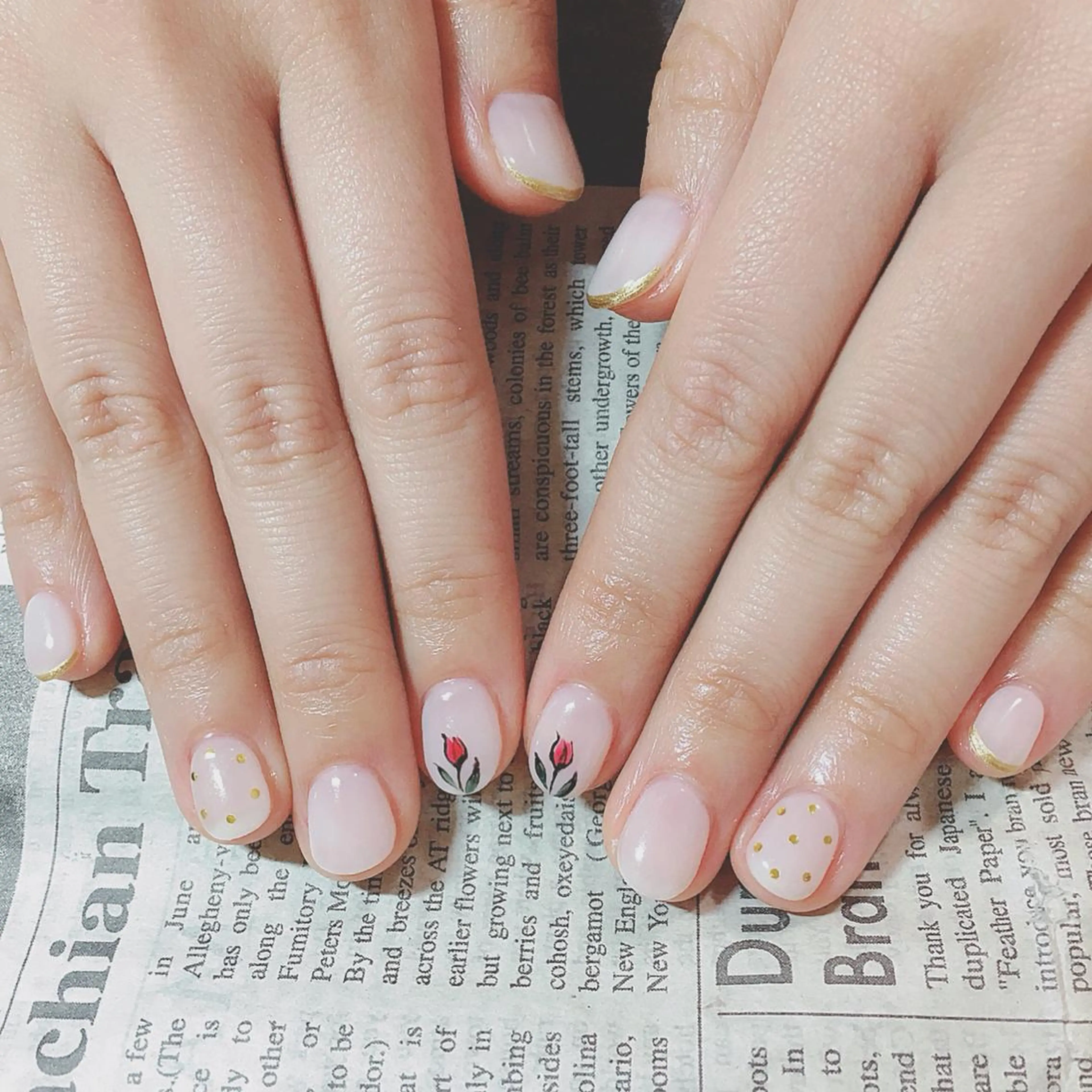 ネイル ハンドネイル ハンドケア 森山 舞のネイルデザイン