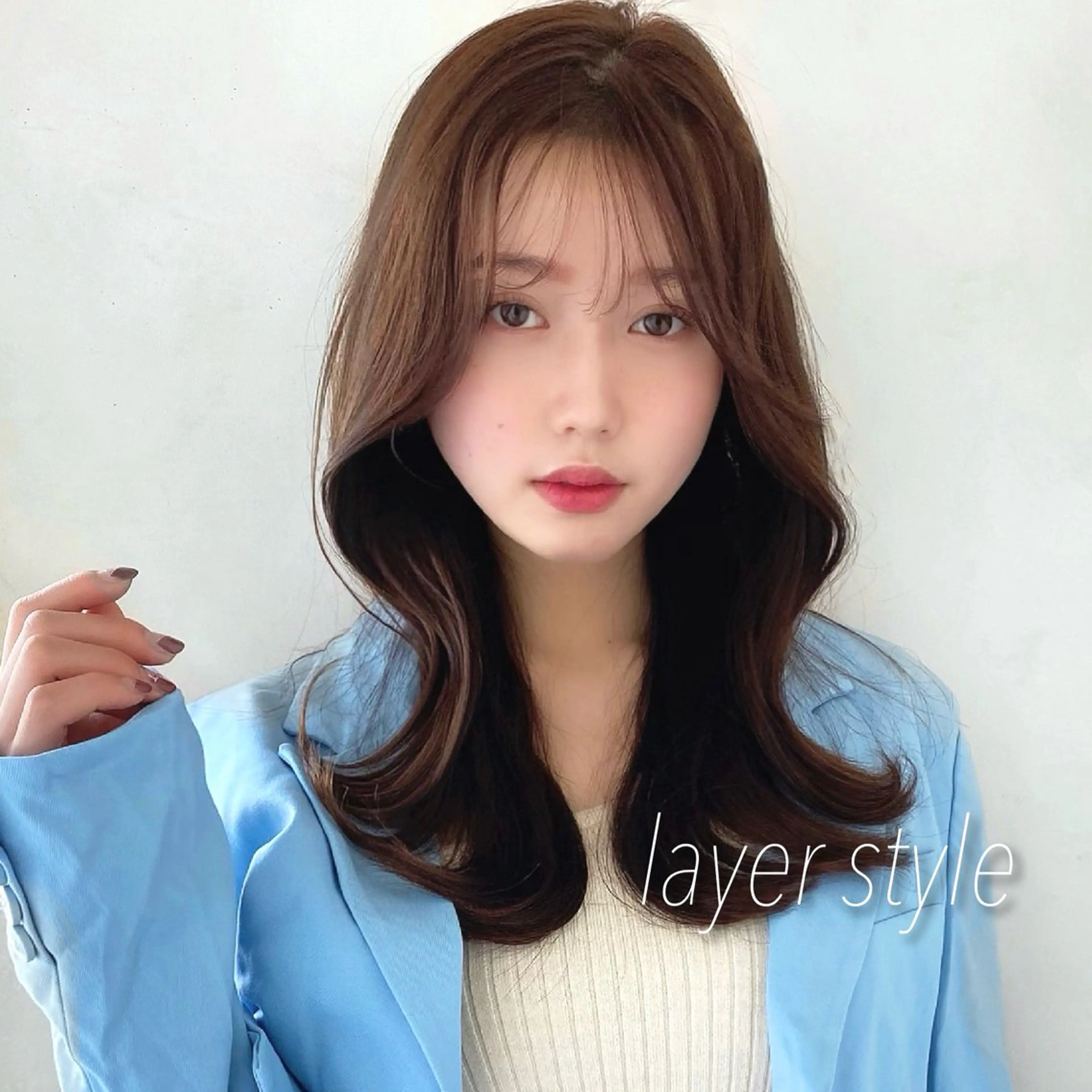 セミロング 似合わせレイヤー モテカラー🤍三科のヘアスタイル