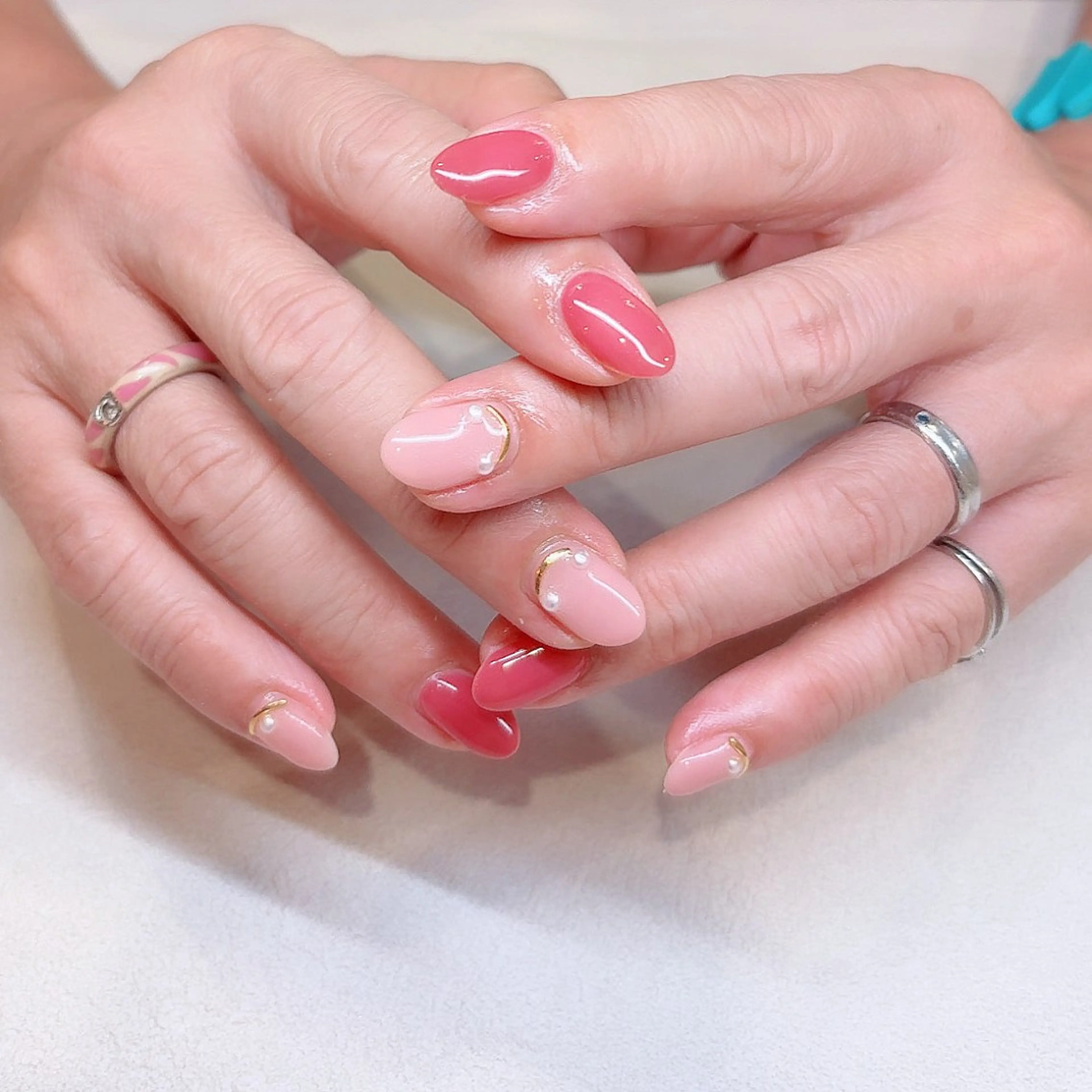 ネイル 西大分S.Nail 𓏲⋆🪸.⋆⸜🫧のネイルデザイン