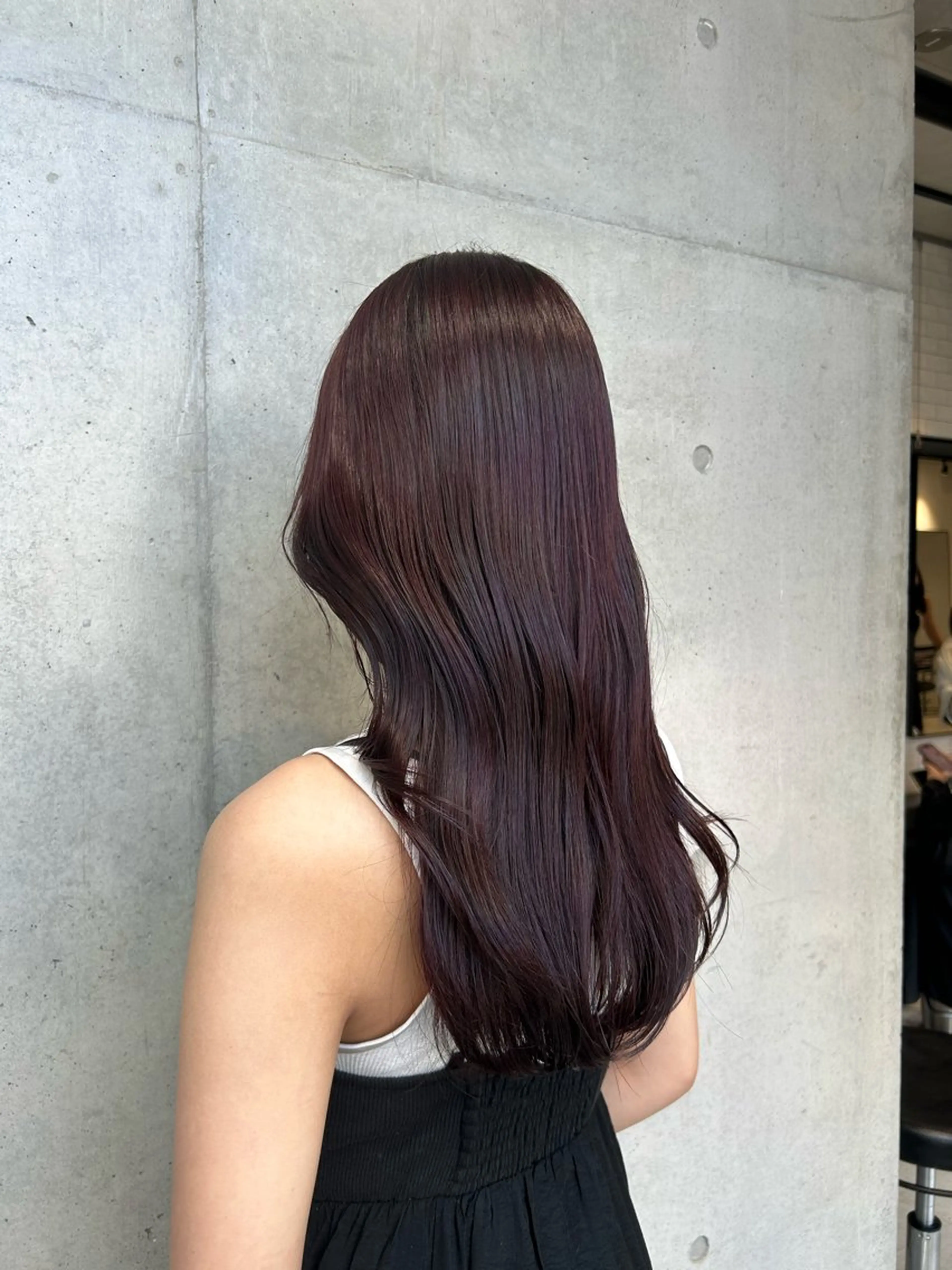 ロング カラー ヘアアレンジ ヘアカラー トリートメント ボブ艶モテカラー🫧 カリンのヘアスタイル