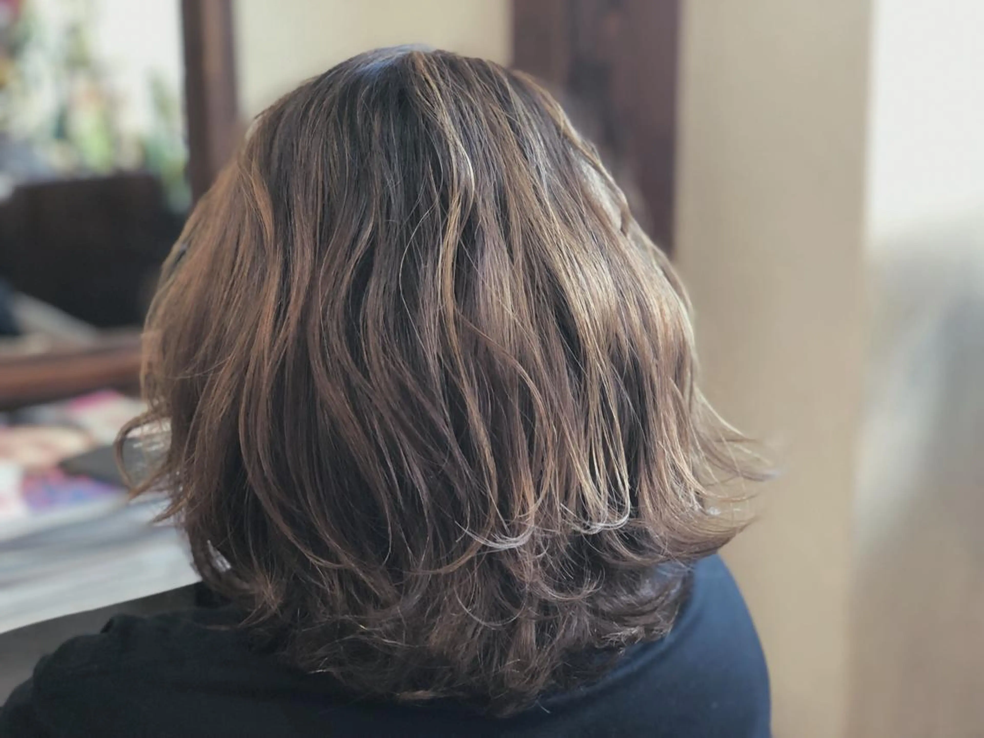 セミロング カラー Snaly カラー特化ページのヘアスタイル