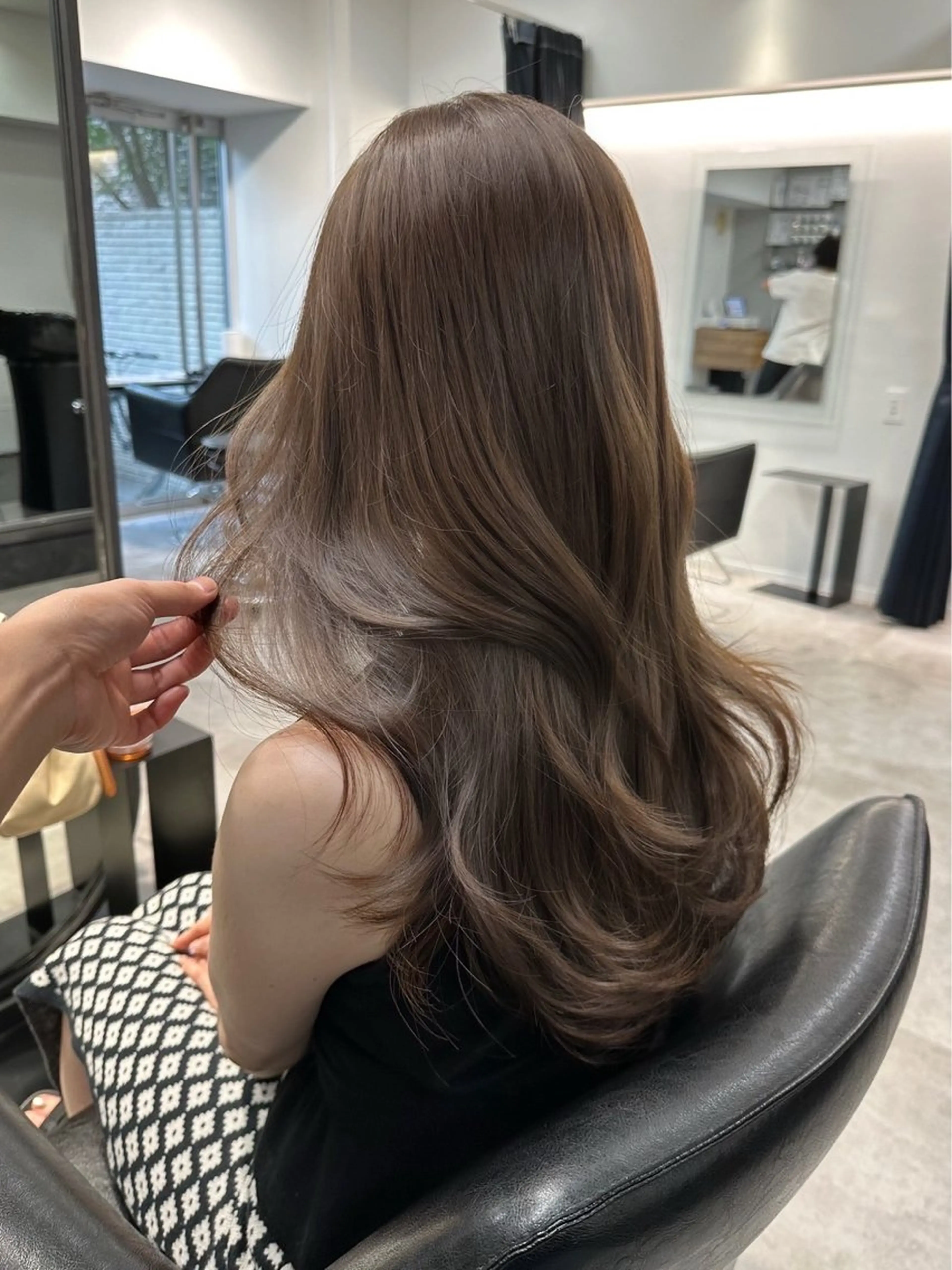 ロング プルエクステ エクステ プルエクステで憧れの ロングヘアに✨蛇石のヘアスタイル