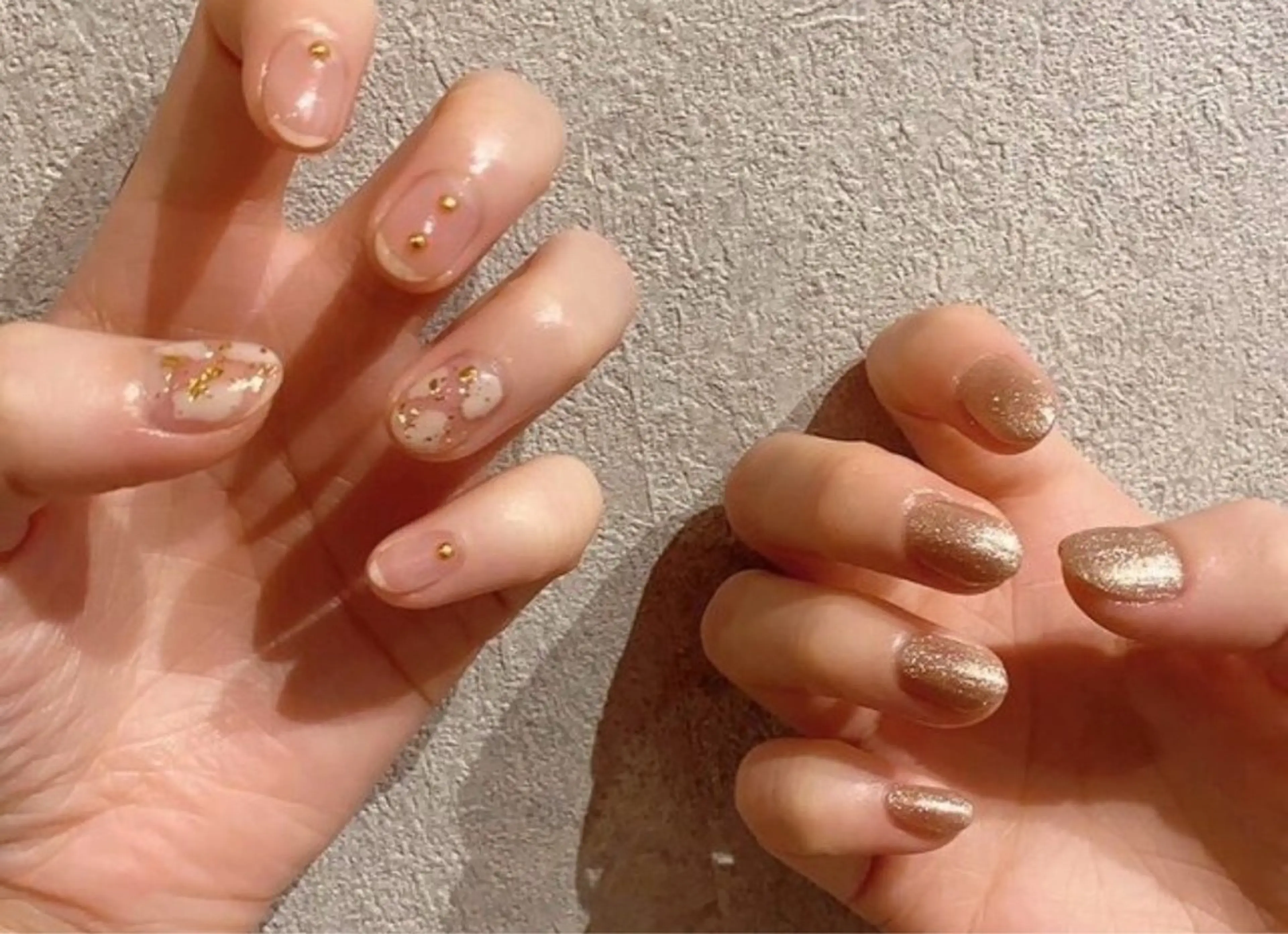 当店人気Ｎｏ．1！ -HAND-定額ちぐはぐネイル¥7000→¥5900の写真