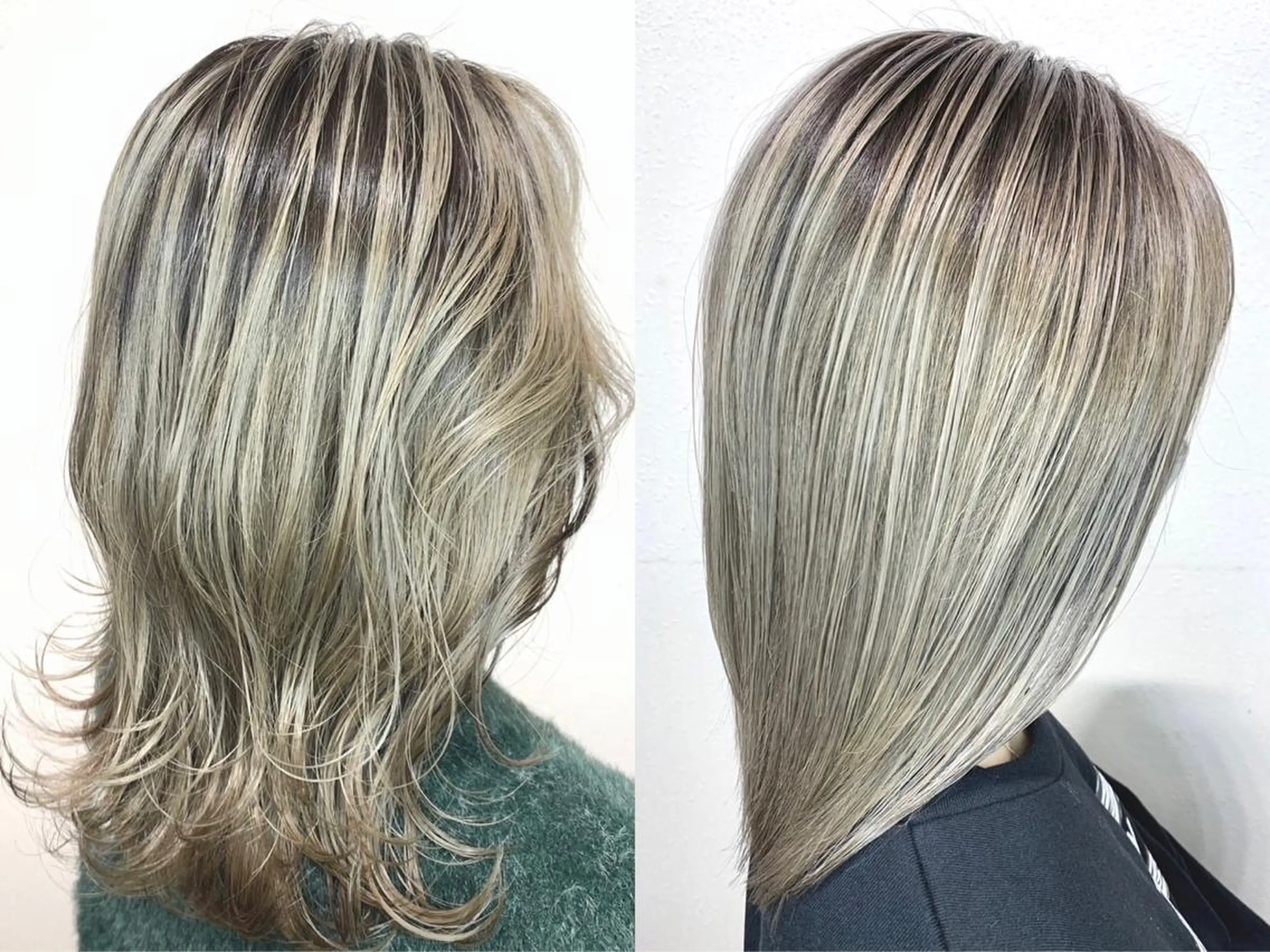 セミロング レイヤーカット owl（オウル） Momoのヘアスタイル