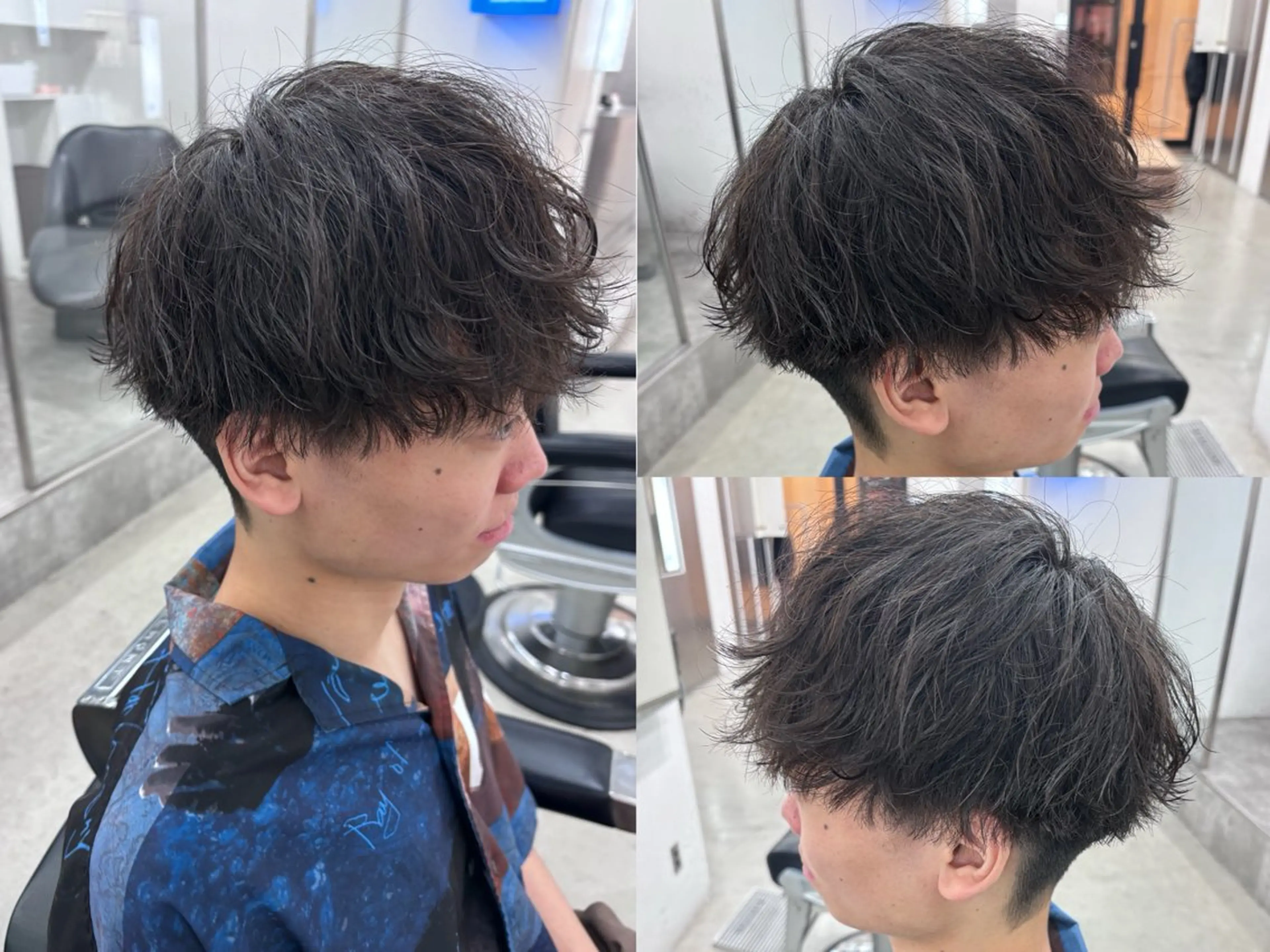 パーマ メンズ カット パーマ 土岐 仁/メンズ専門 パーマ特化美容師🔥のヘアスタイル