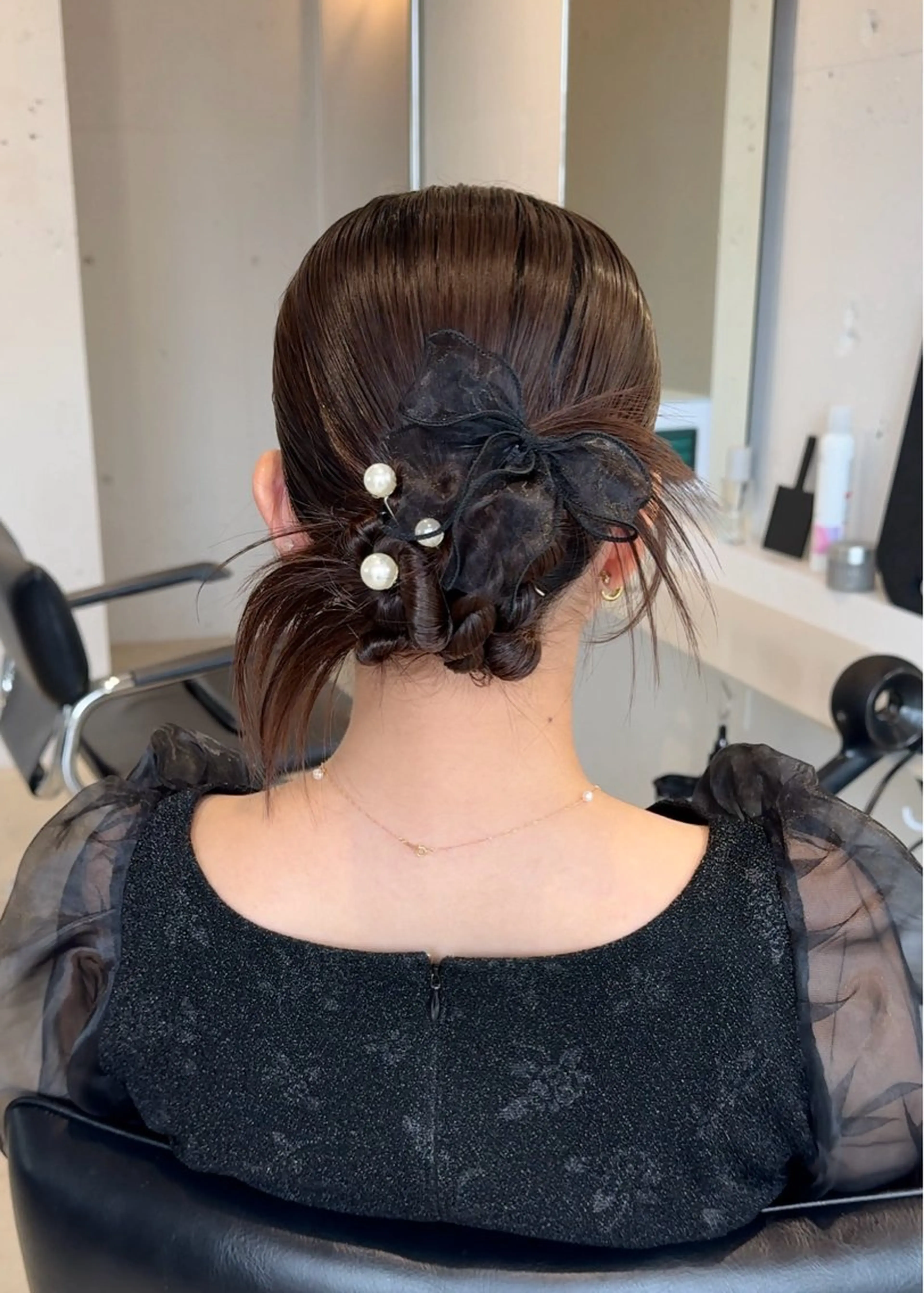 ヘアアレンジ 結婚式・ブライダル ヘアセット ヘアセット大募集 ˗ˋˏairiˎˊ˗のヘアスタイル