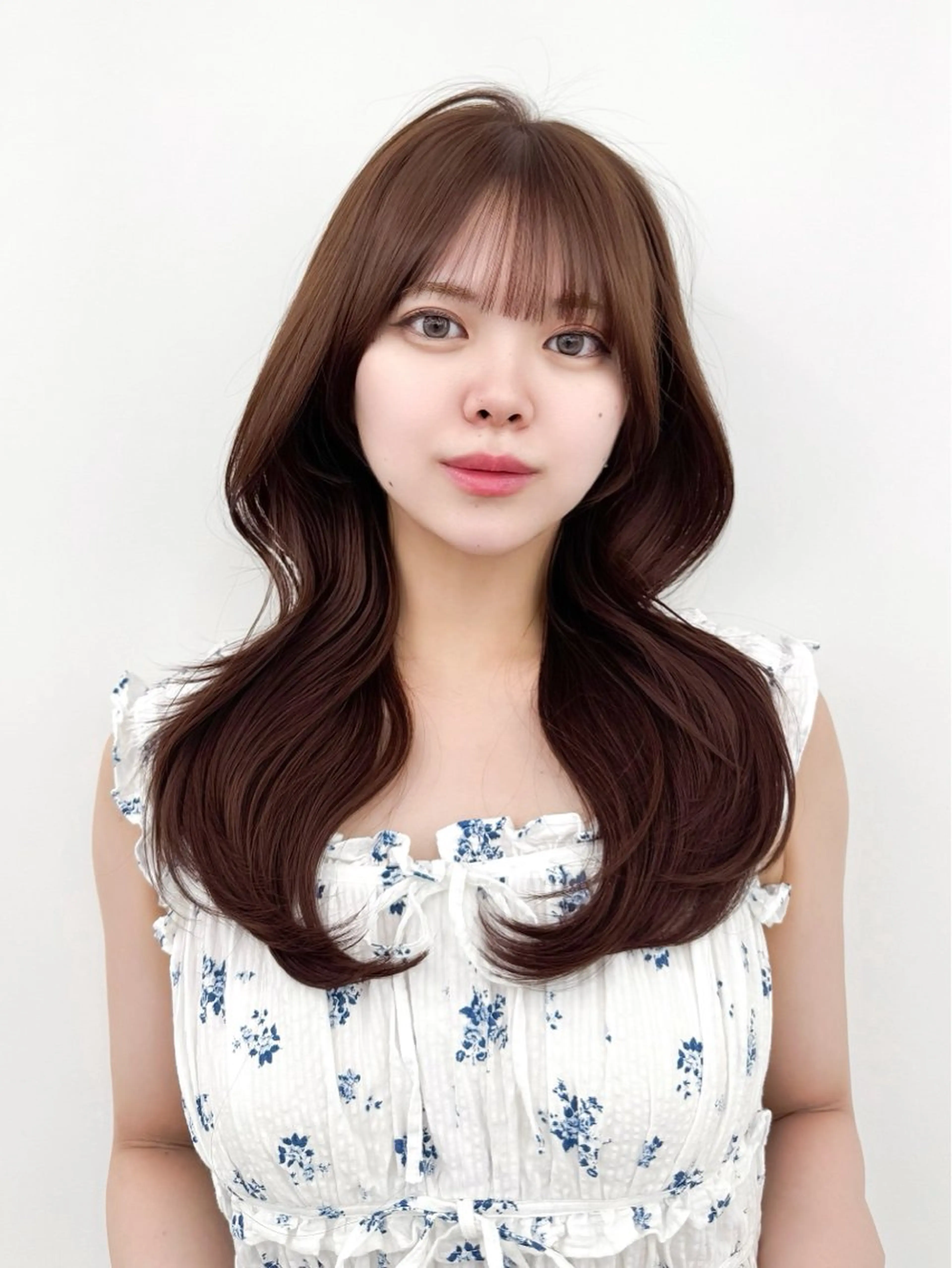 ロング 韓国ヘア　紗希 🦋のヘアスタイル