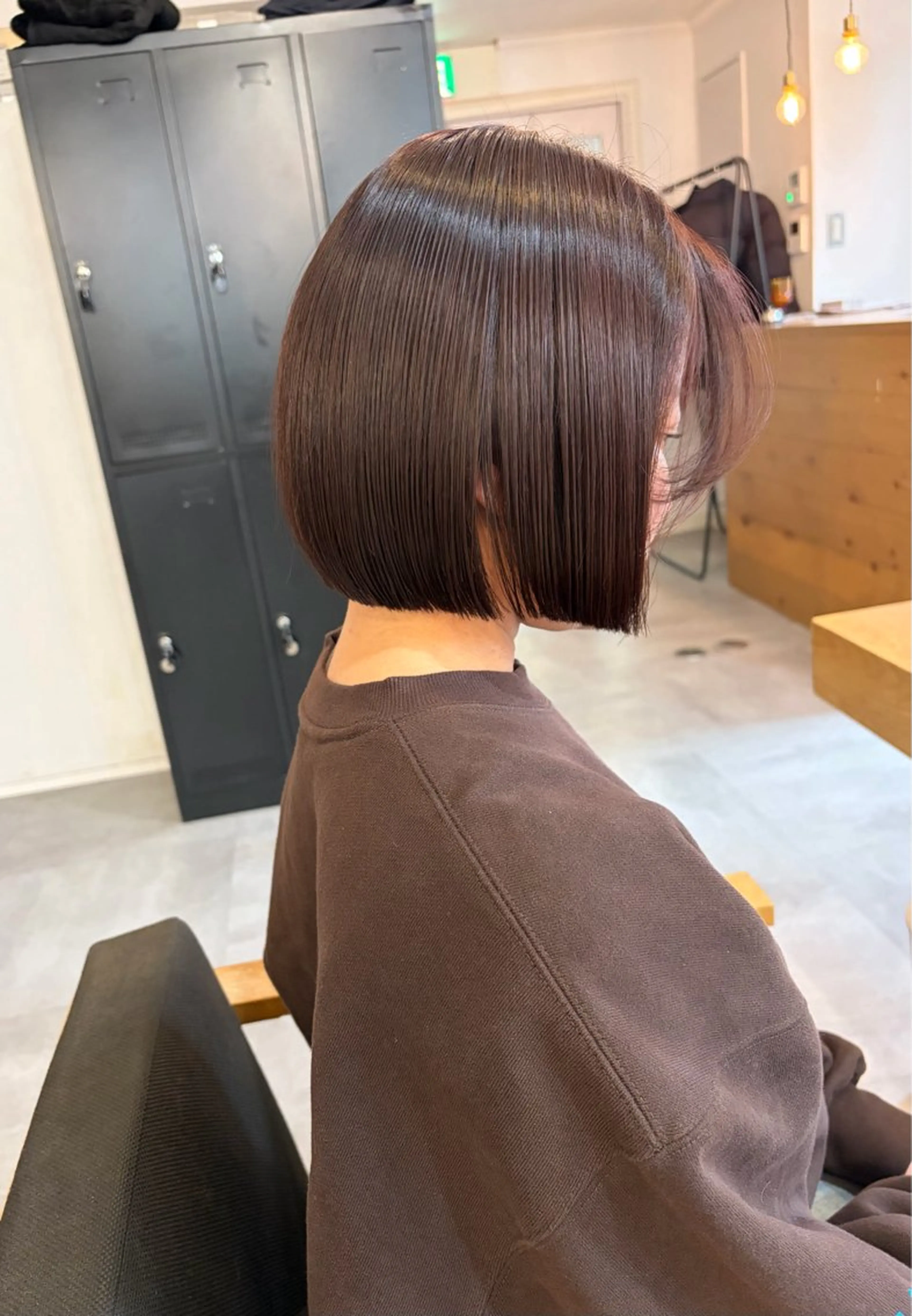 ショート ボブ カット ヘアカラー 南堀江レイヤーカット MIKU🍒のヘアスタイル