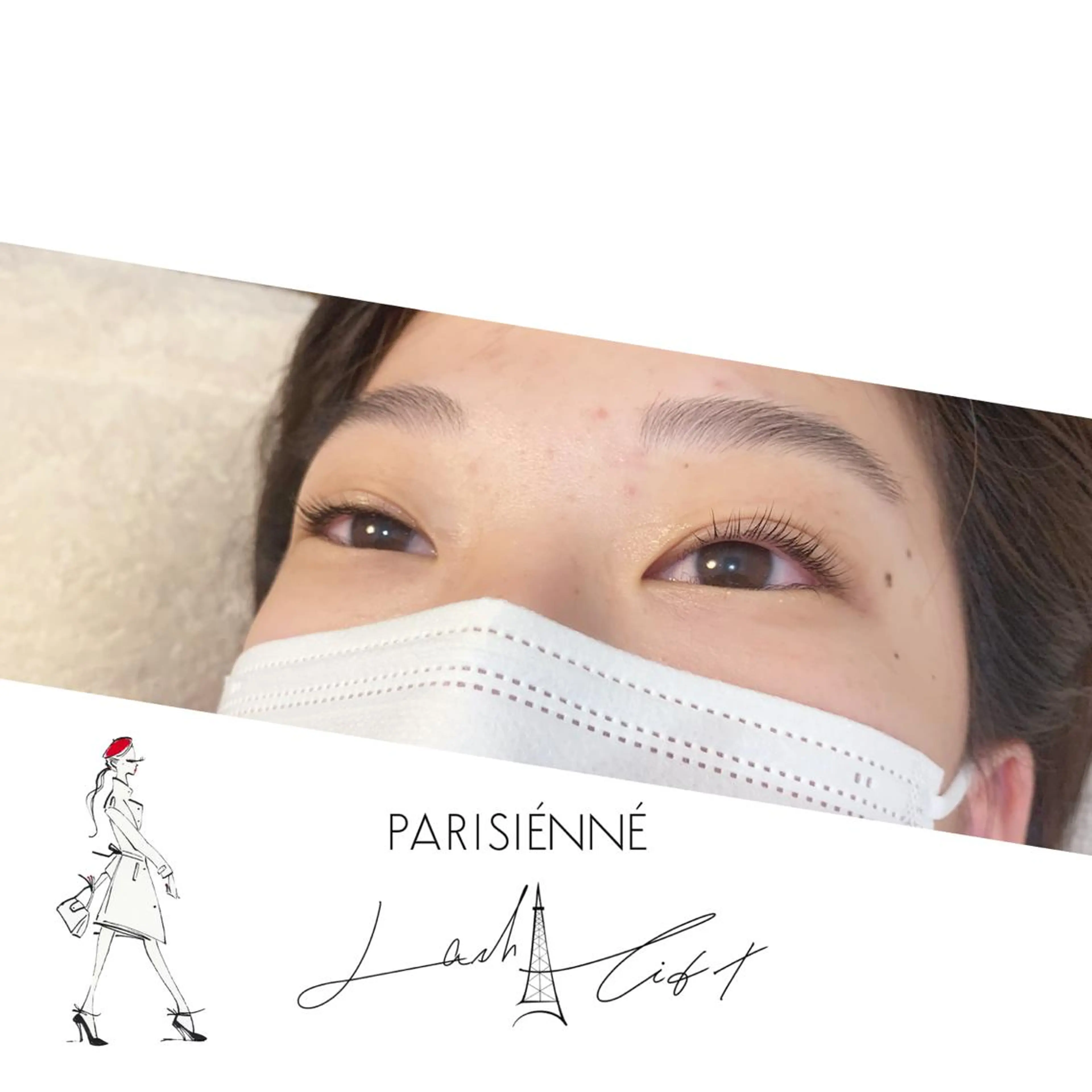 マツエク・マツパ パリジェンヌラッシュリフト プロカラーカレン 藤井寺店のマツエク・マツパデザイン