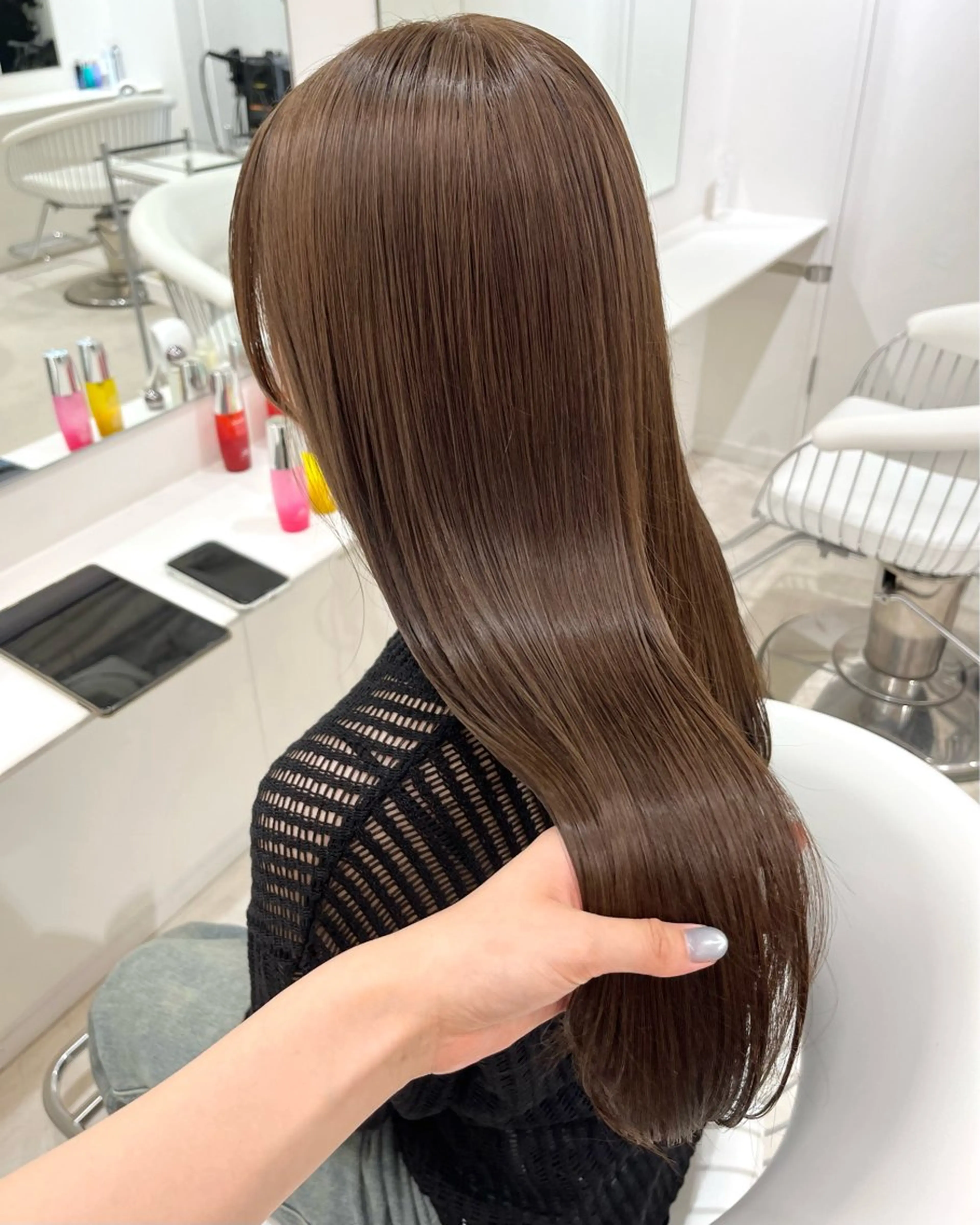 ロング カラー ヘアカラー トリートメント ParveMix￤ 大賀さつき🍨🤍のヘアスタイル