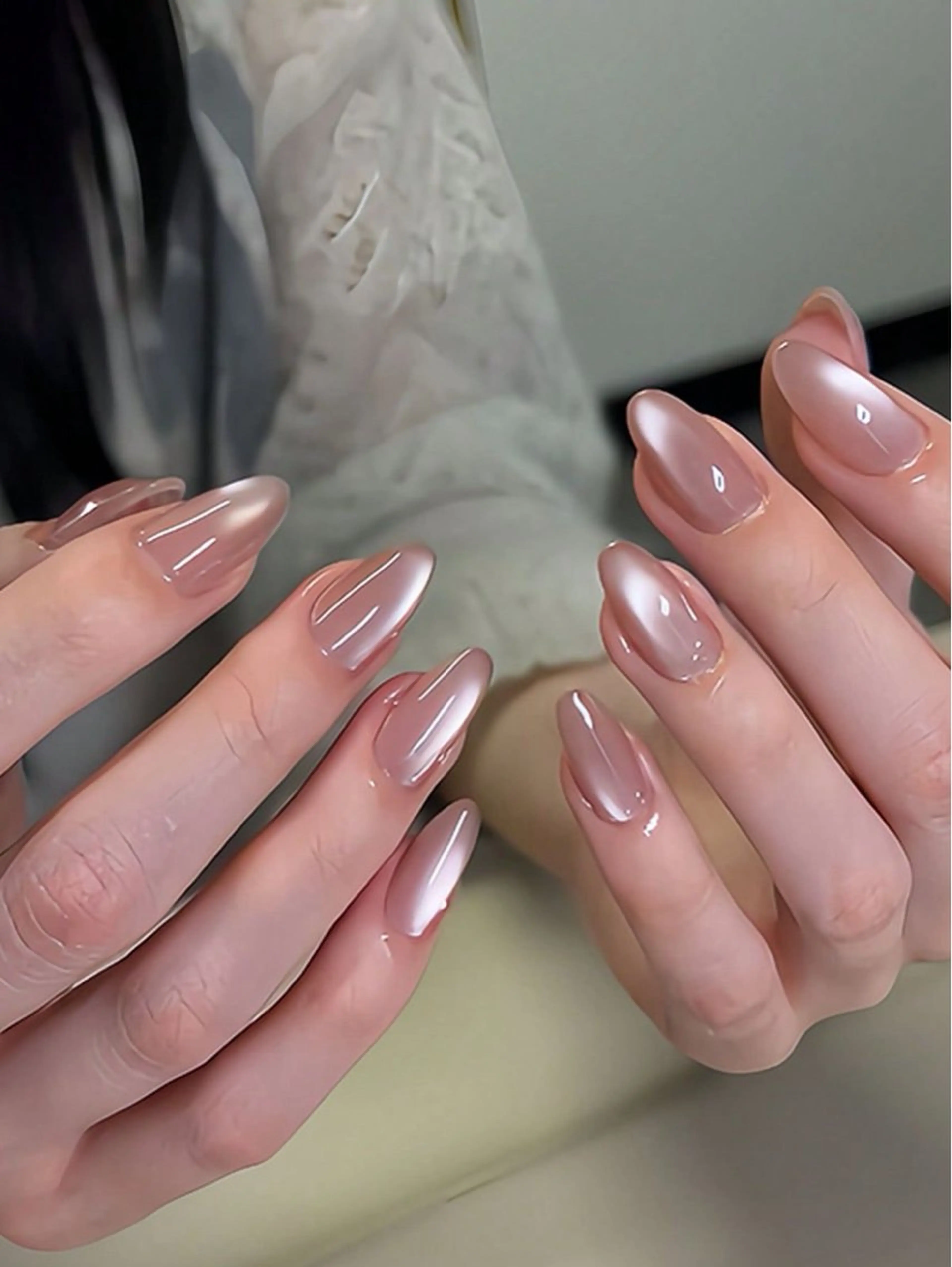 ネイル チークネイル フットネイル フレンチネイル グラデーション 韓国ネイル YUKI NAILのネイルデザイン