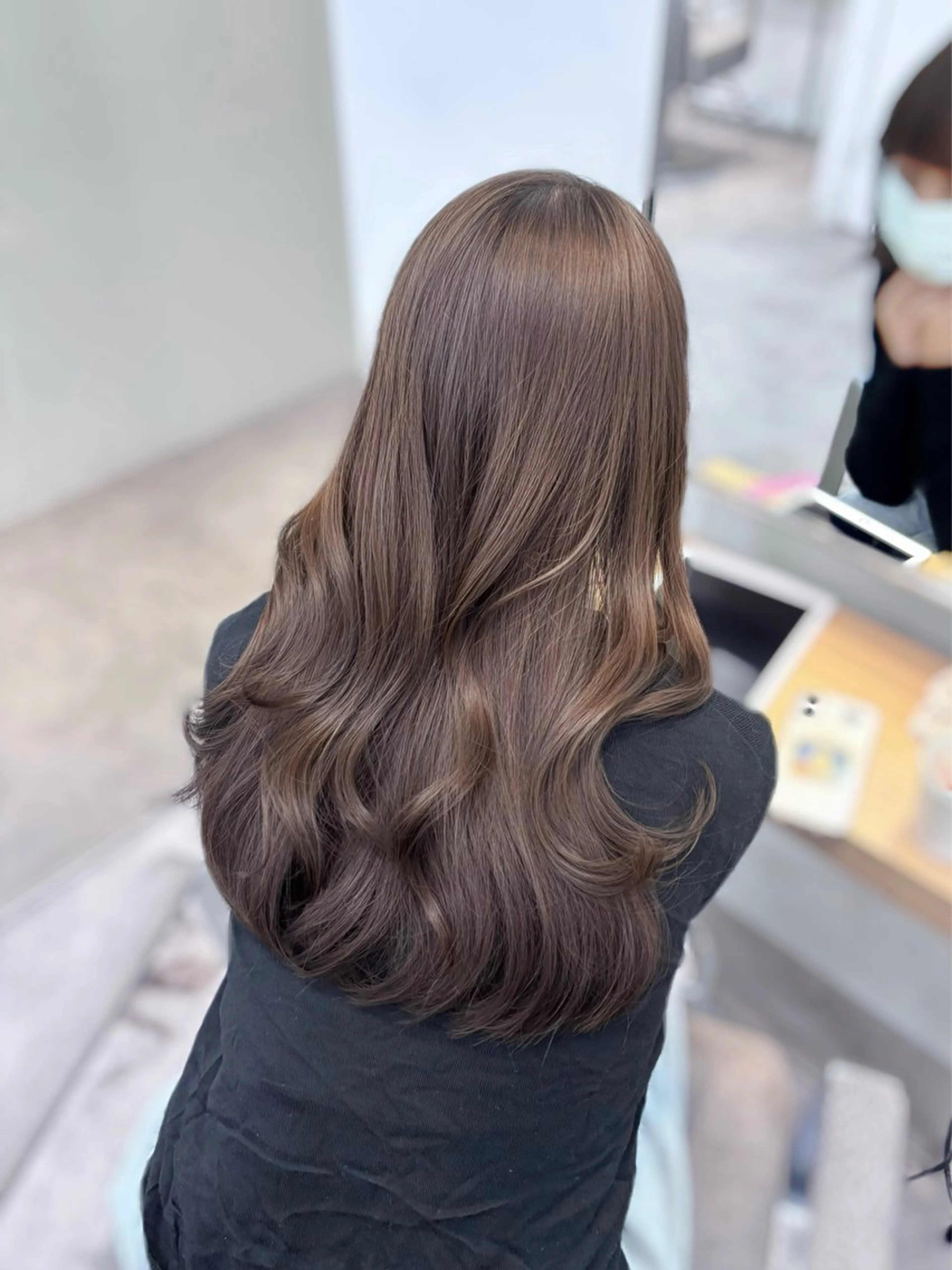 ロング ケアカラー カット ヘアカラー 透明感/韓国ヘア/ miyu 🎀のヘアスタイル