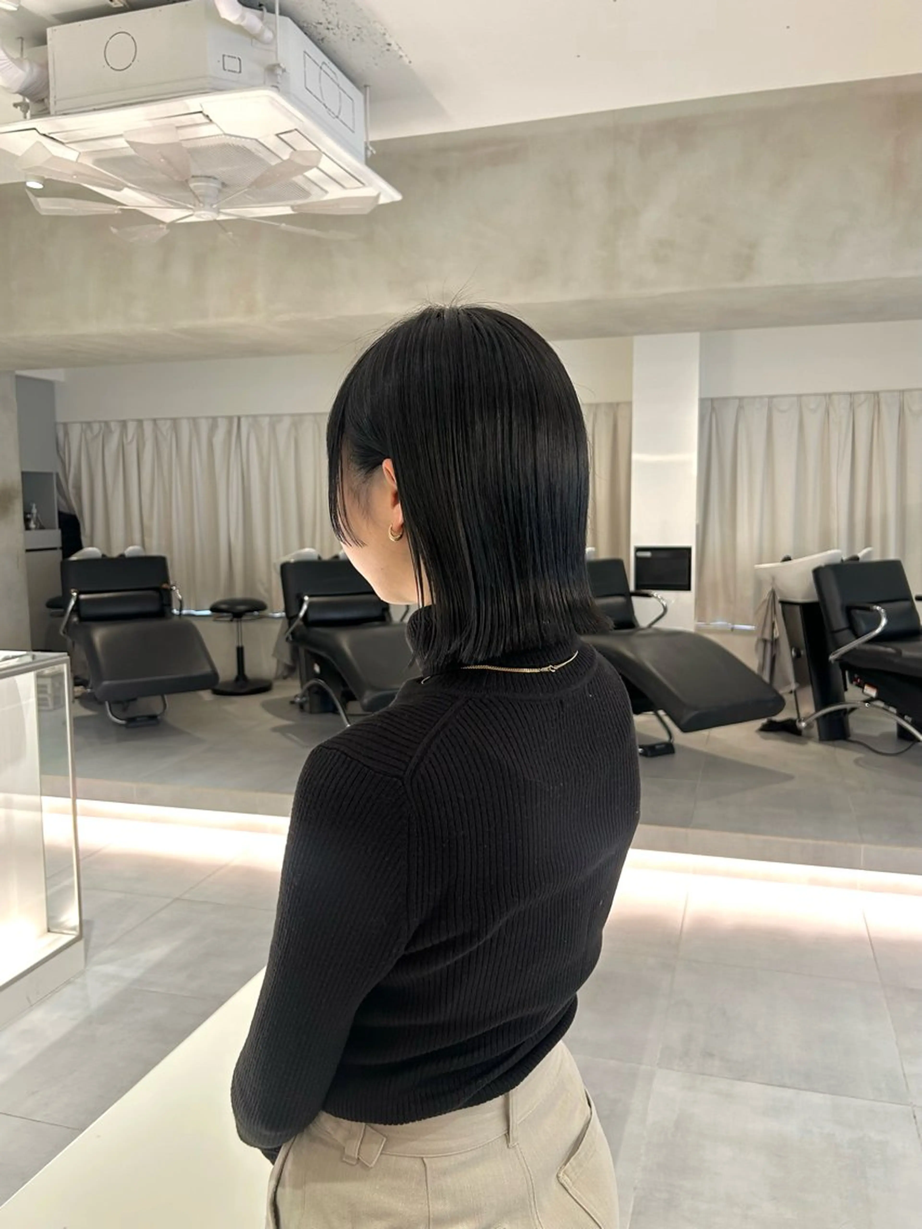 ミディアム カラー カット ヘアカラー トリートメント 🧚つやさらhair 🧚manakaのヘアスタイル