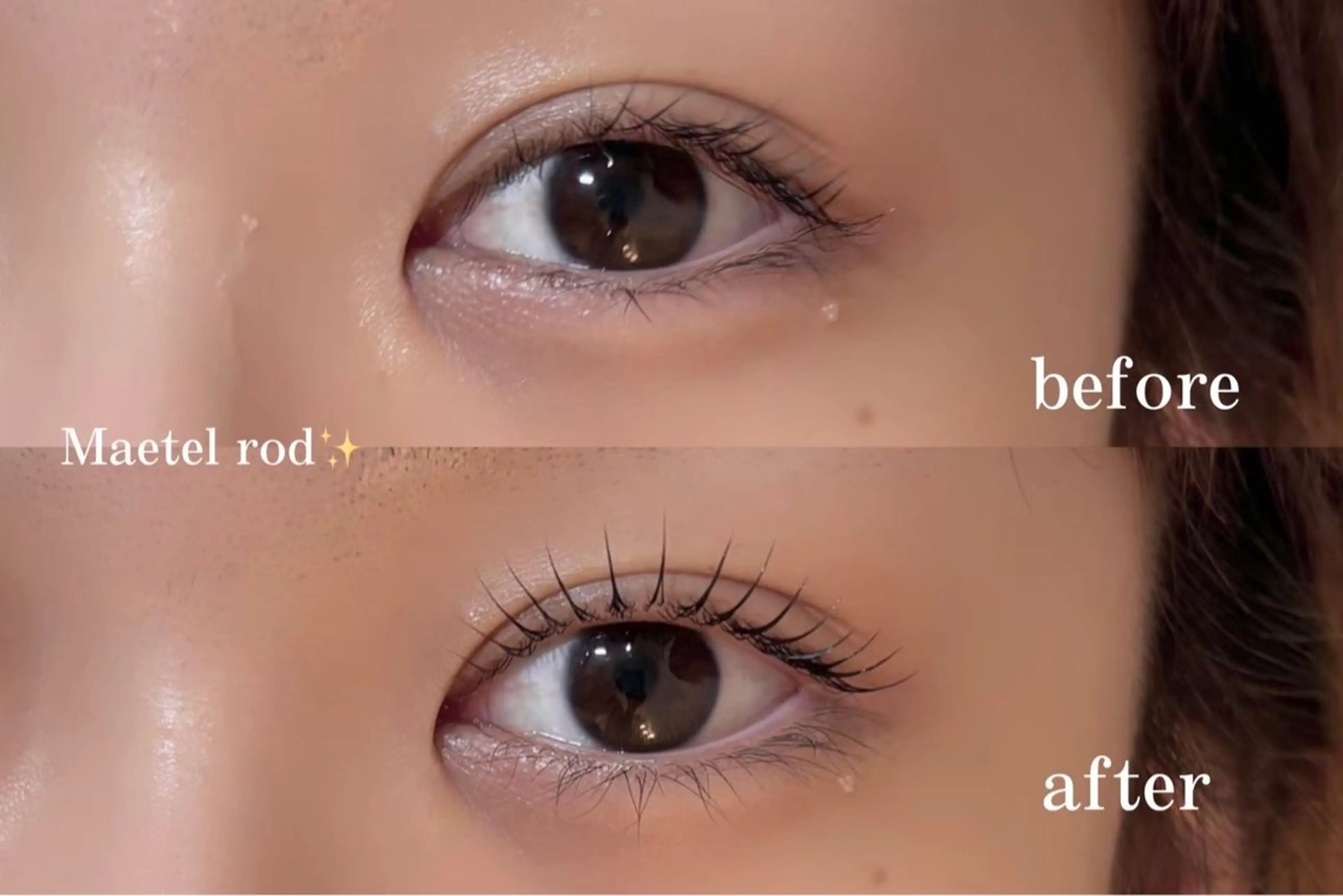 《まつげパーマ》目尻に流れるメーテルロッドパーマ🤍トリートメント・コーティング付き🎀限定価格✨️の写真