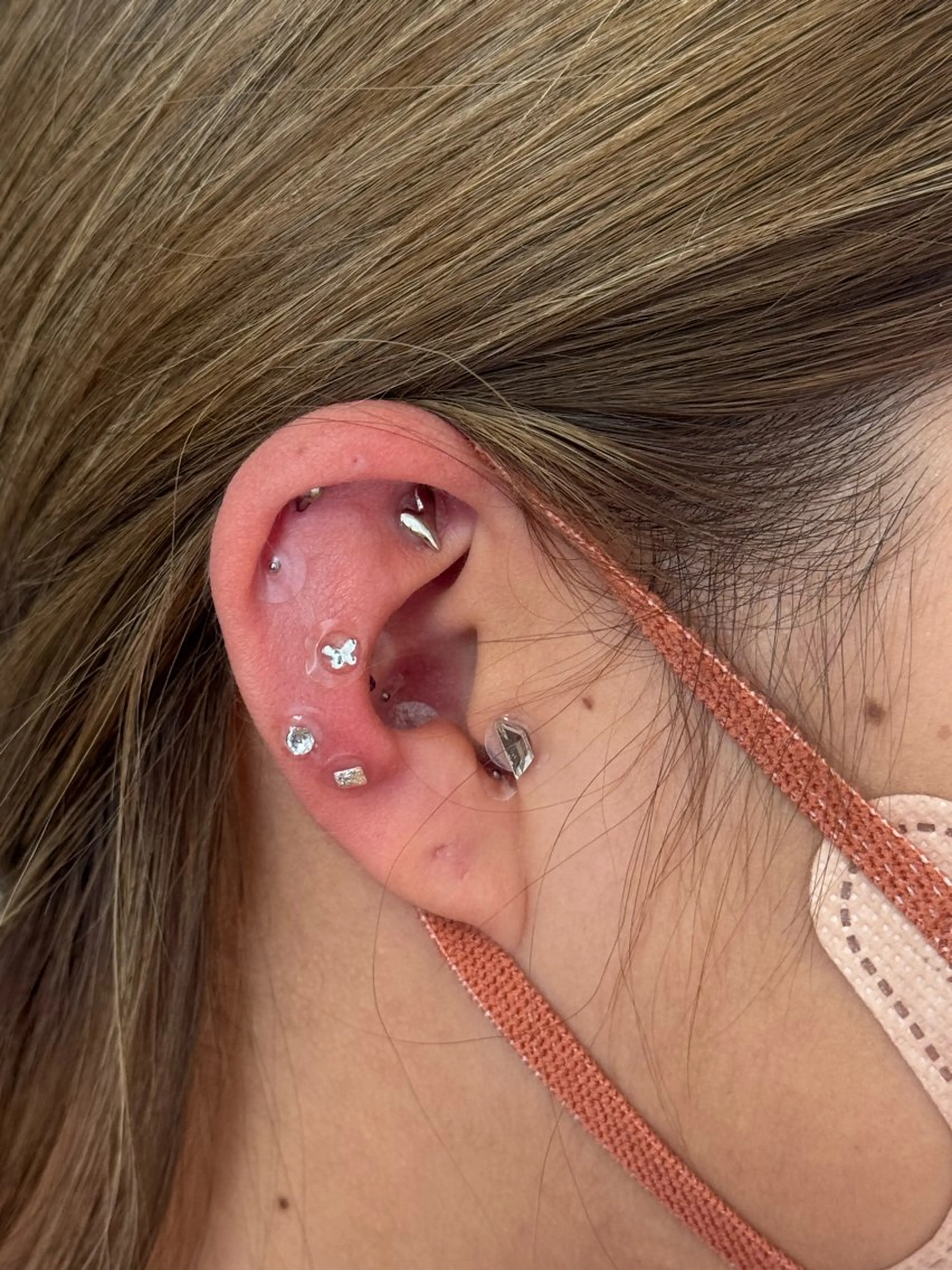 耳ツボジュエリー20粒(片耳へ10粒ずつ)の写真