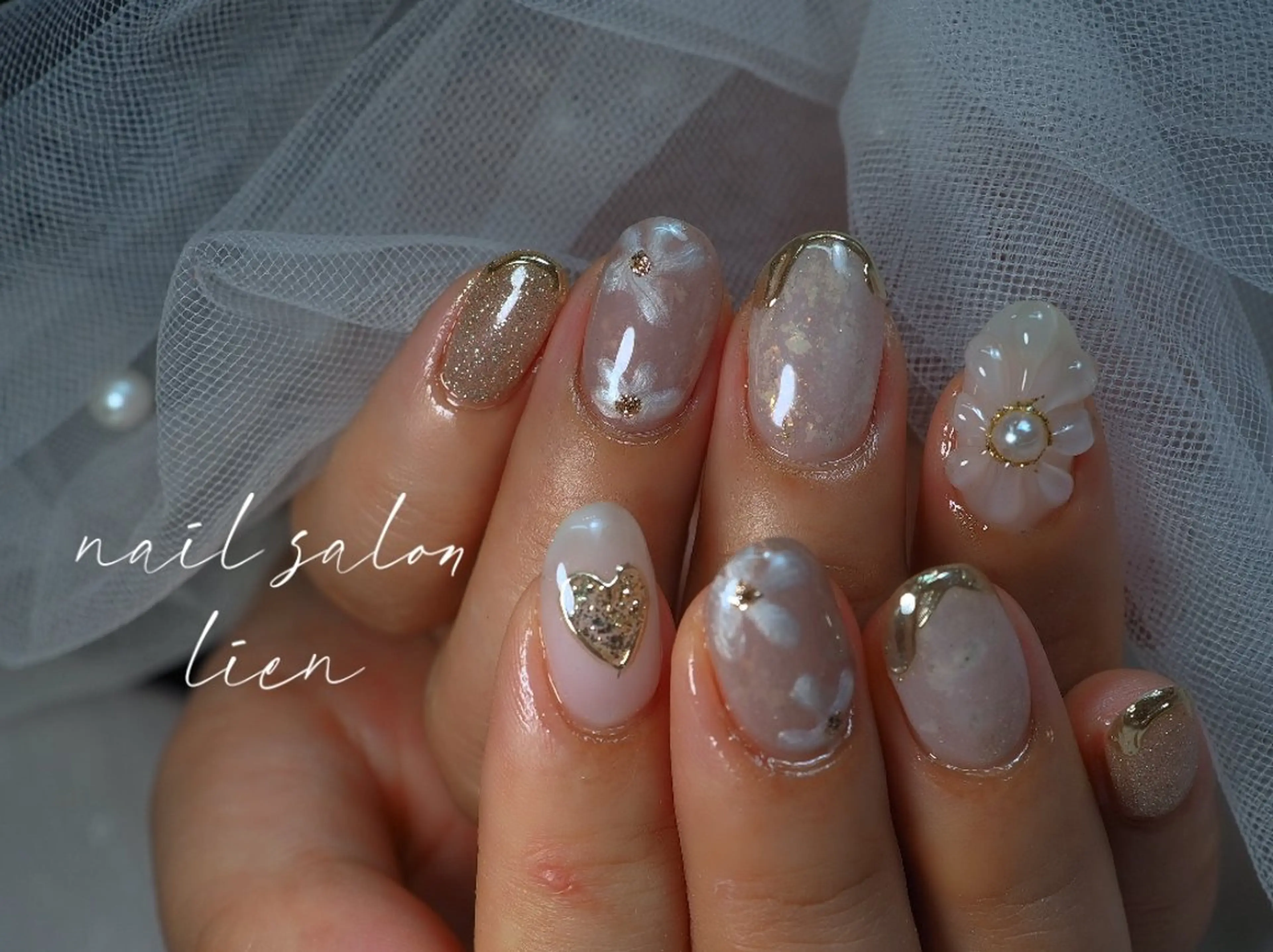 ネイル ハンドネイル プライベートサロン lienのネイルデザイン