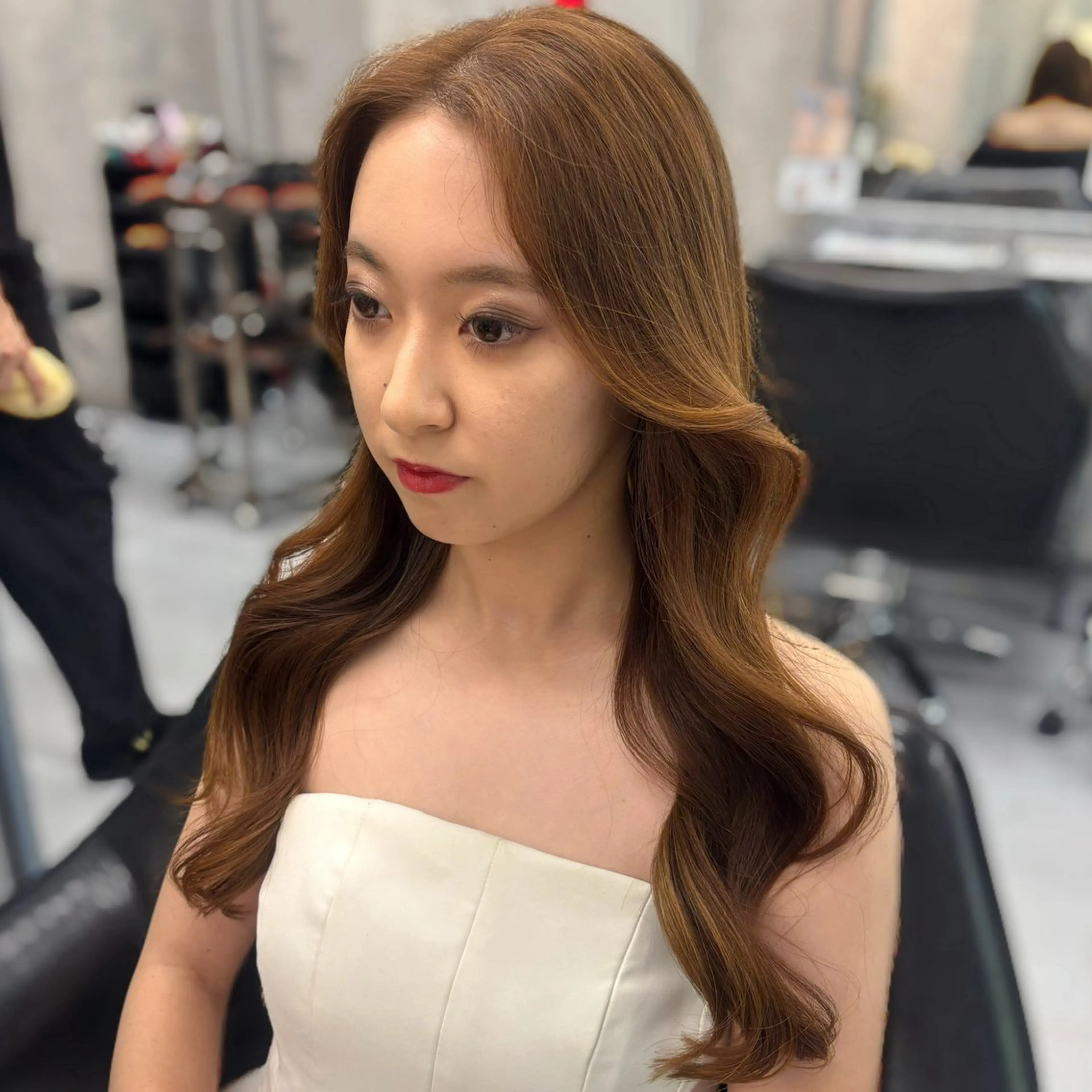 セミロング カット ヘアカラー トリートメント 銀座/レイヤー 🌷nonoka🌷のヘアスタイル