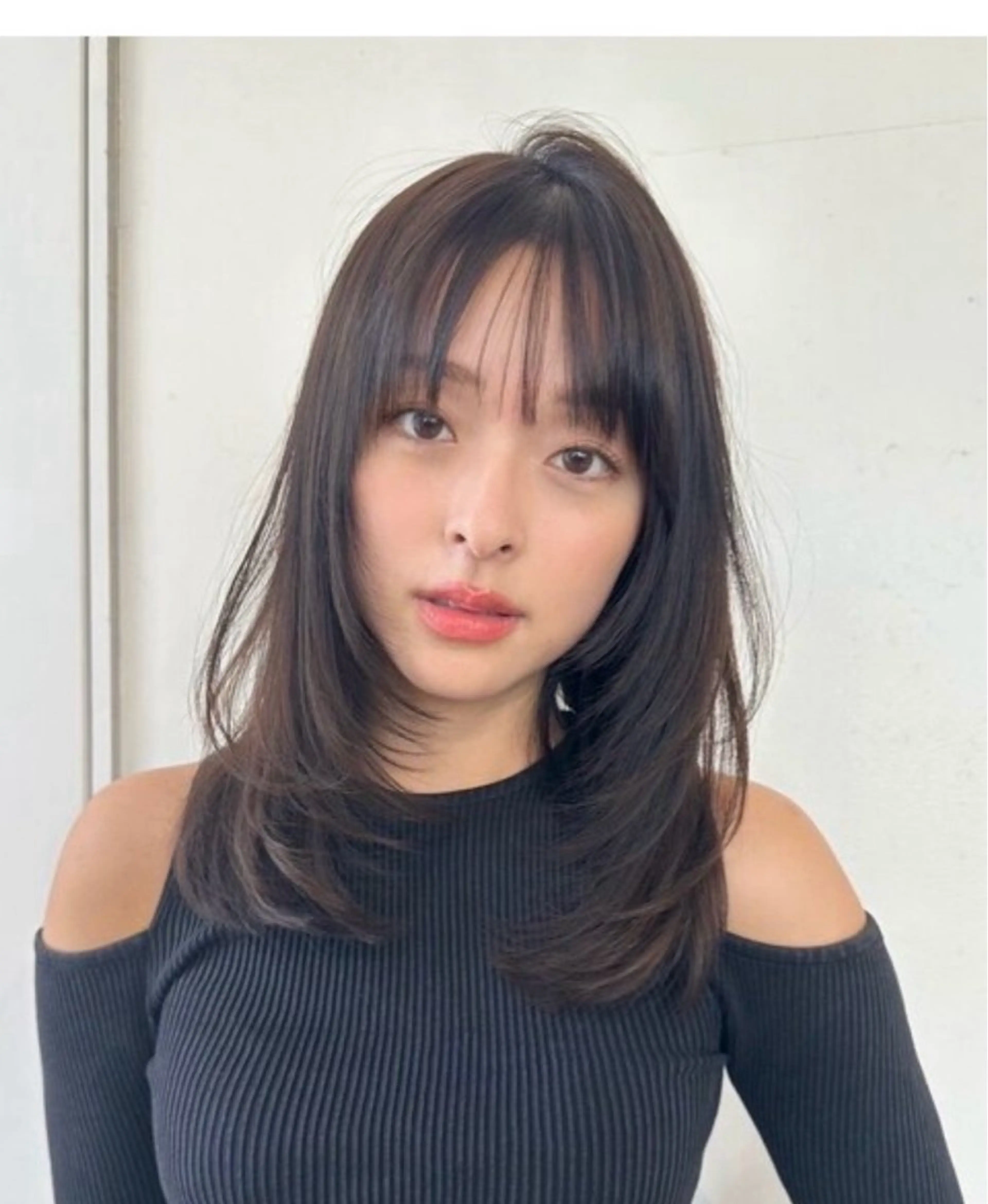 セミロング 清野　花音/ レイヤーカットのヘアスタイル