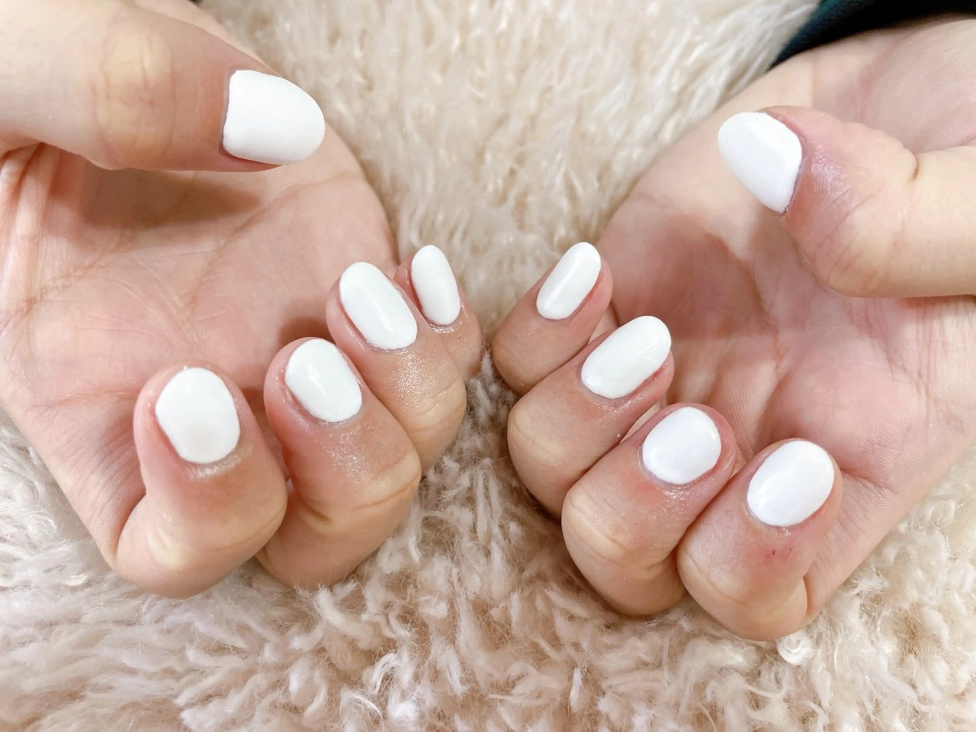 ネイル ジェルネイル 韓国ネイル ワンカラーネイル パラジェル kikinail 溝の口のネイルデザイン