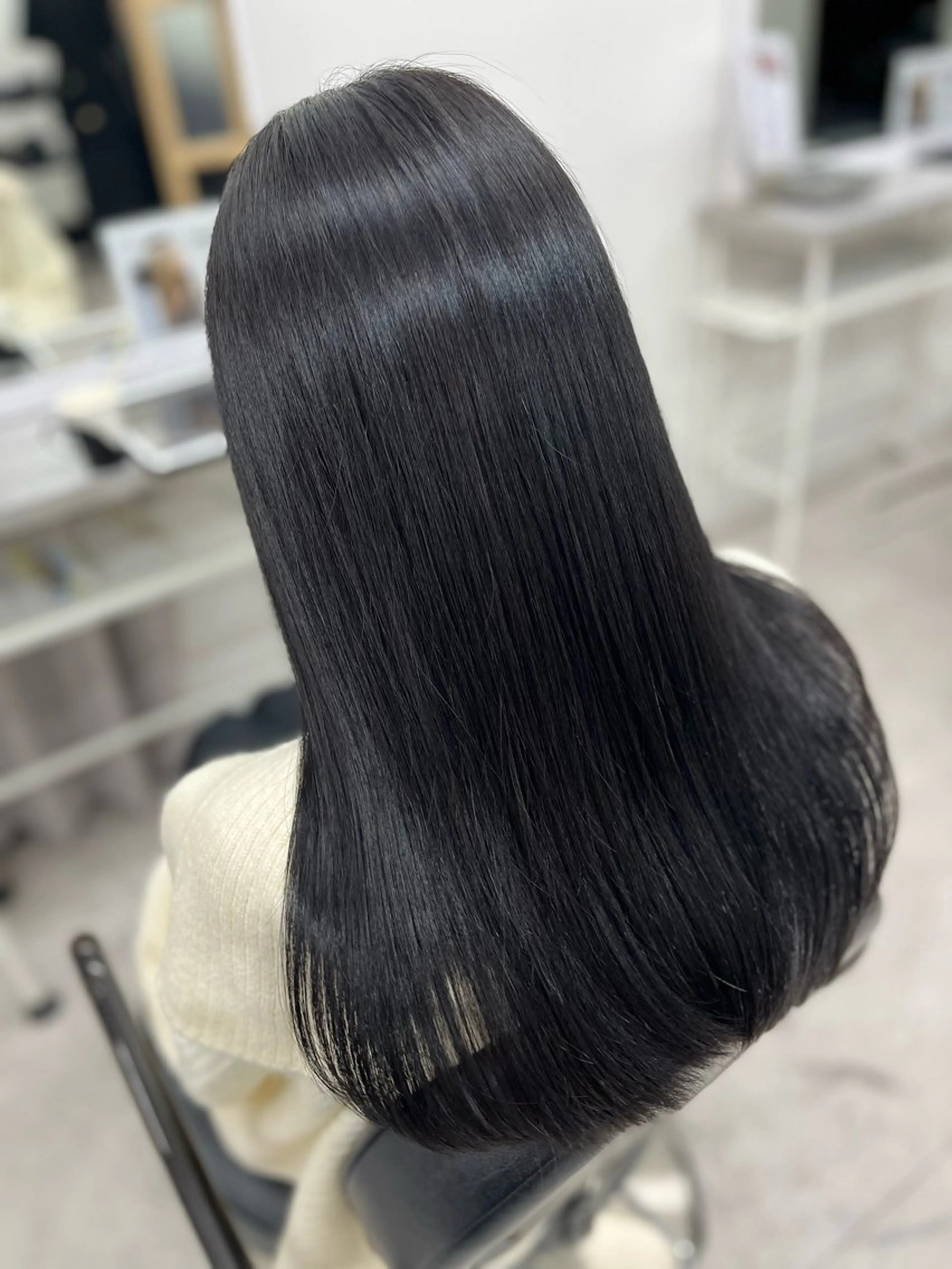 ロング カラー グレージュ バイオレットカラー バイオレットグレージュ カット ヘアカラー トリートメント 🫧ぷる艶カラー🫧 Yuubi🦩のヘアスタイル