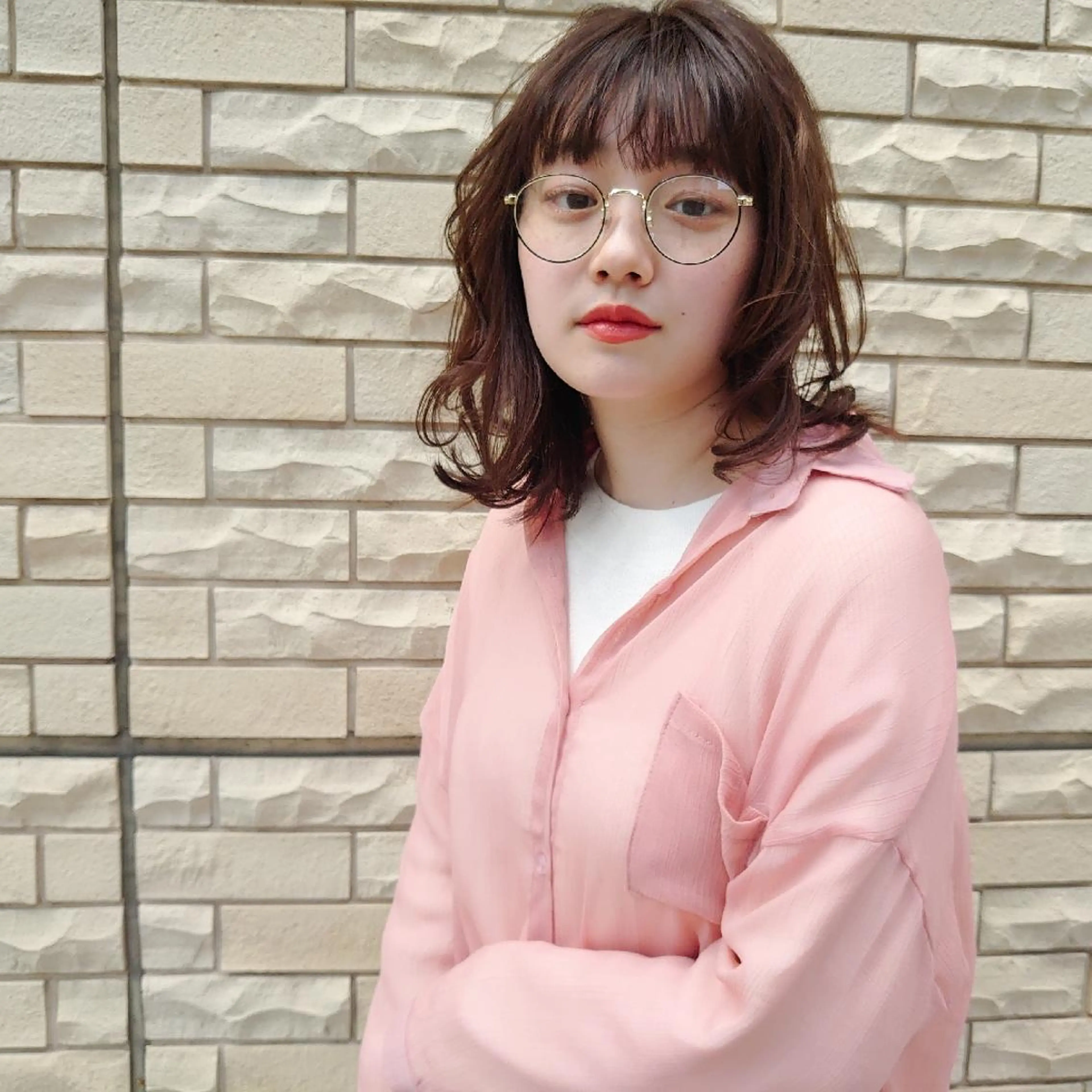 カラー ミディアム カット ヘアカラー トリートメント 髪質改善/ブリーチ 田代 龍我のヘアスタイル