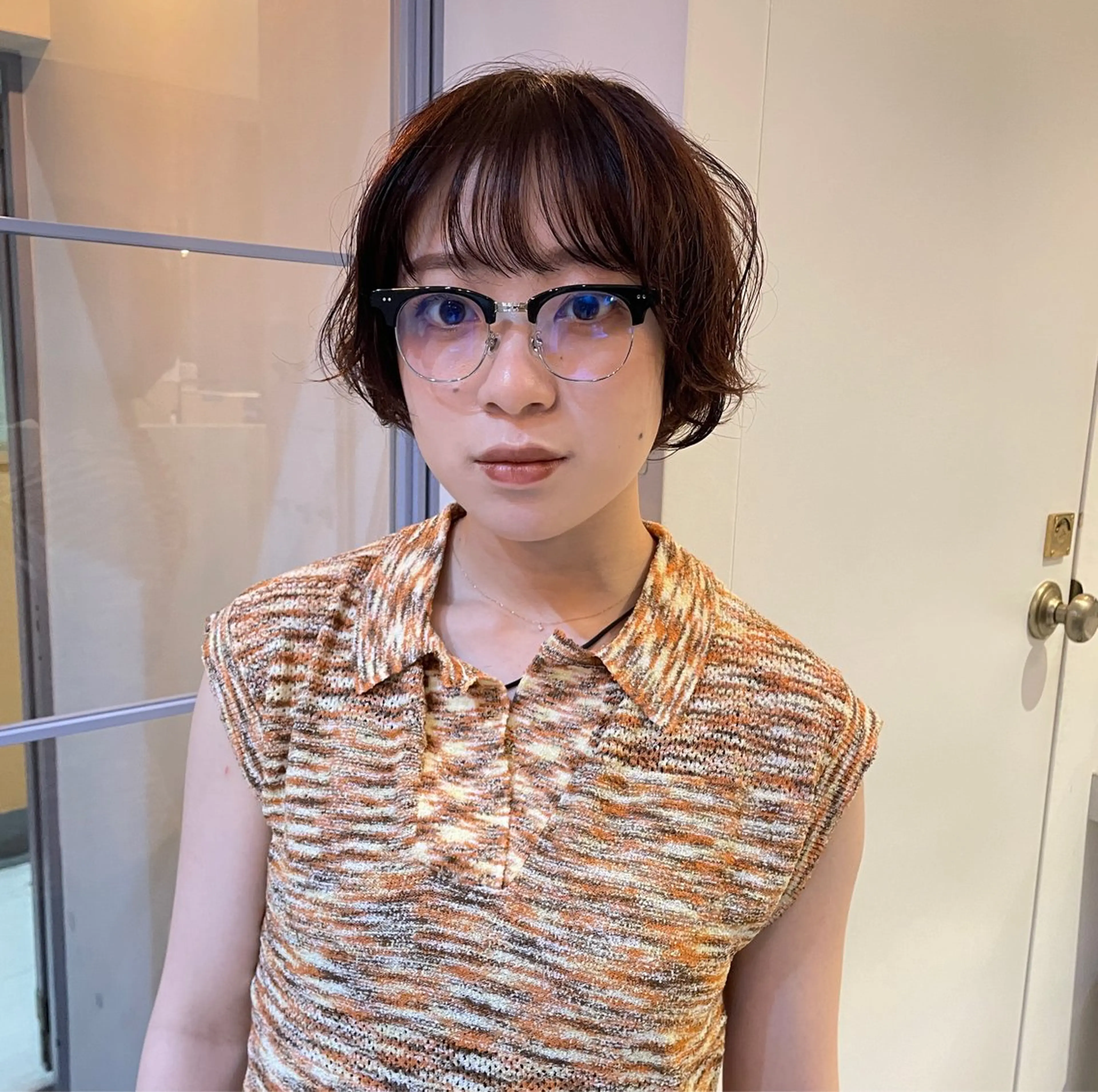 ショート miyu ハイトーン/レイヤーのヘアスタイル