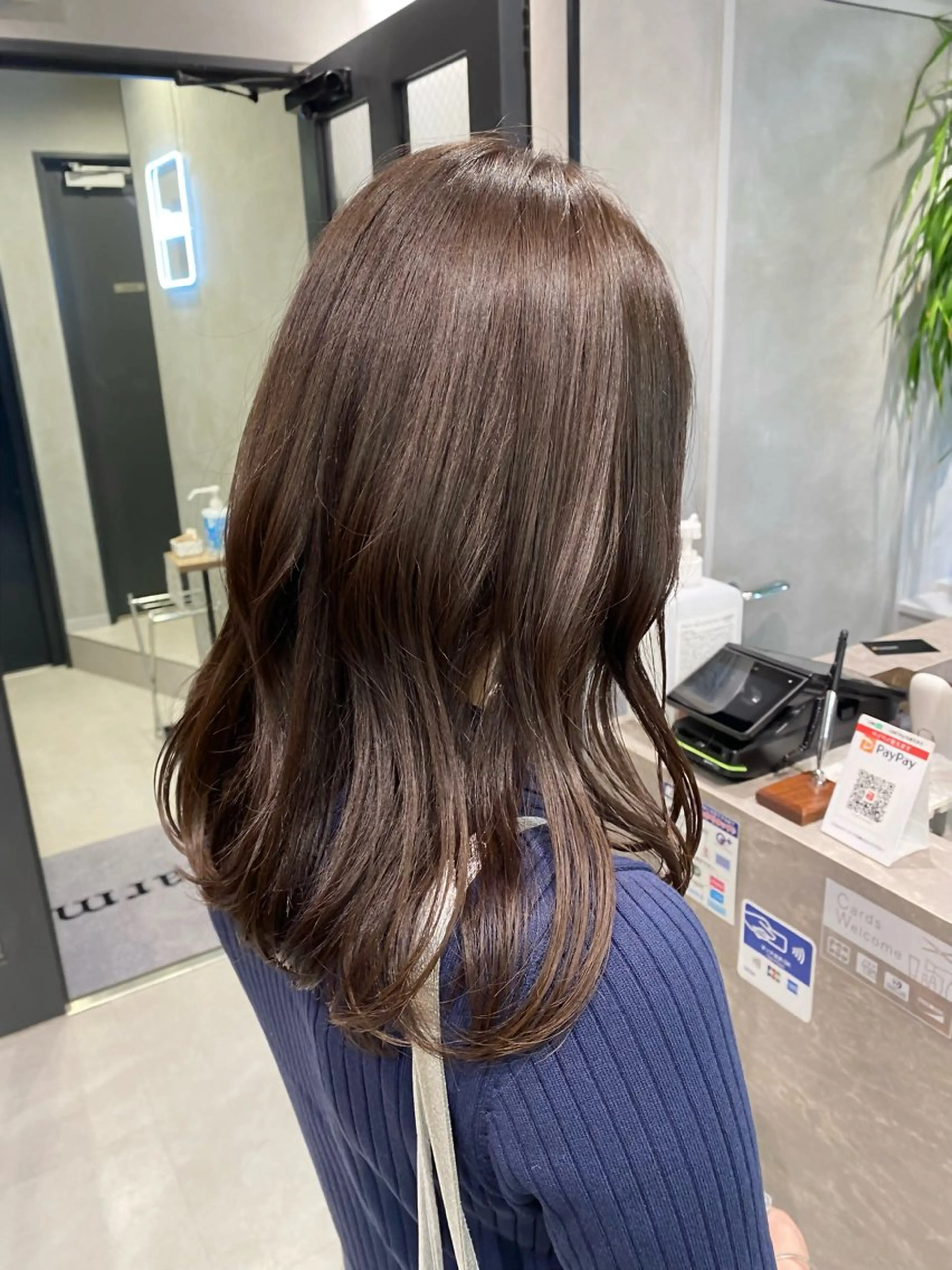 【大人気‼️】透け感オリーブカラー🫒の写真