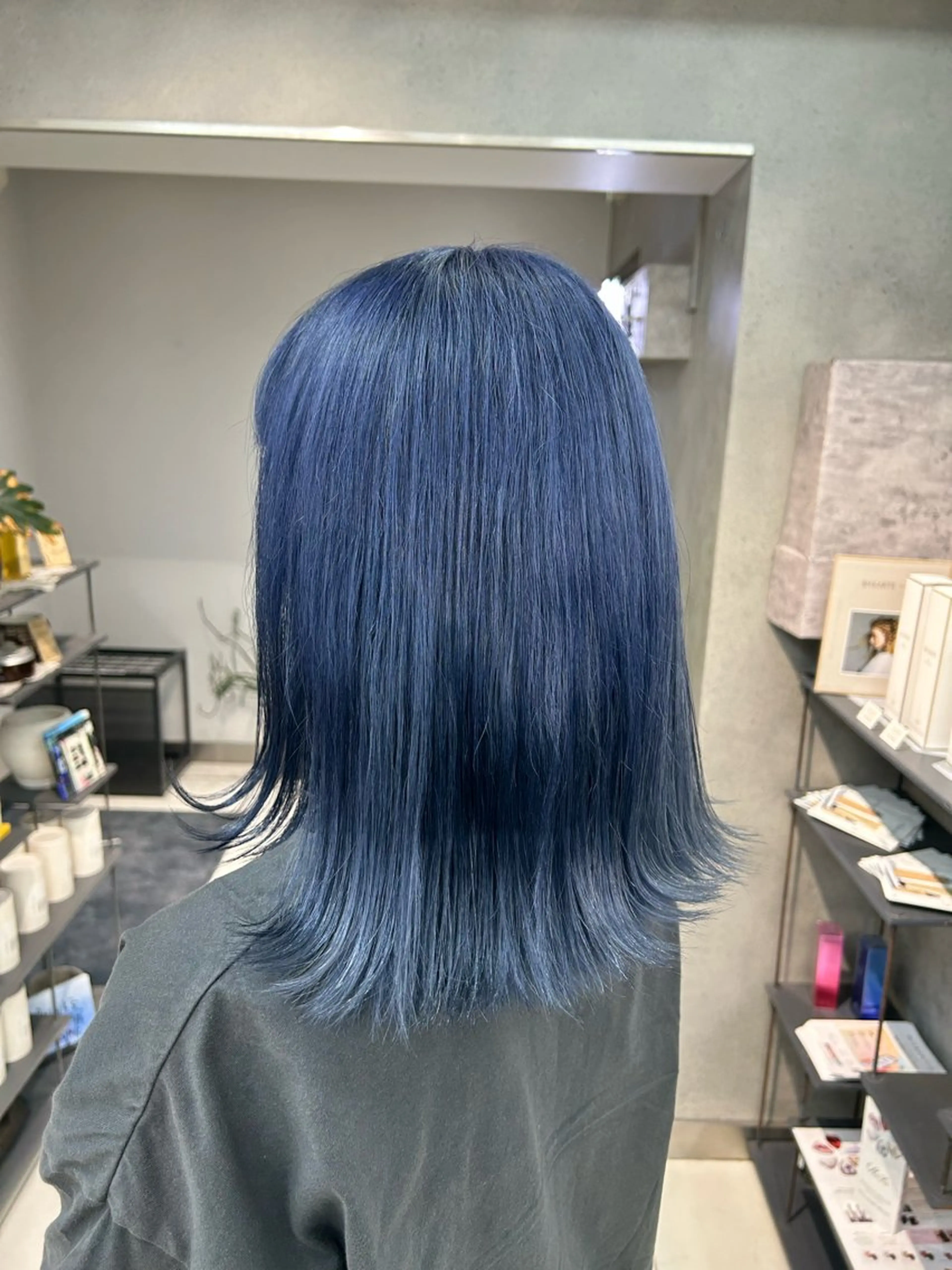 ミディアム くびれボブレイヤー 渋谷/kougaのヘアスタイル