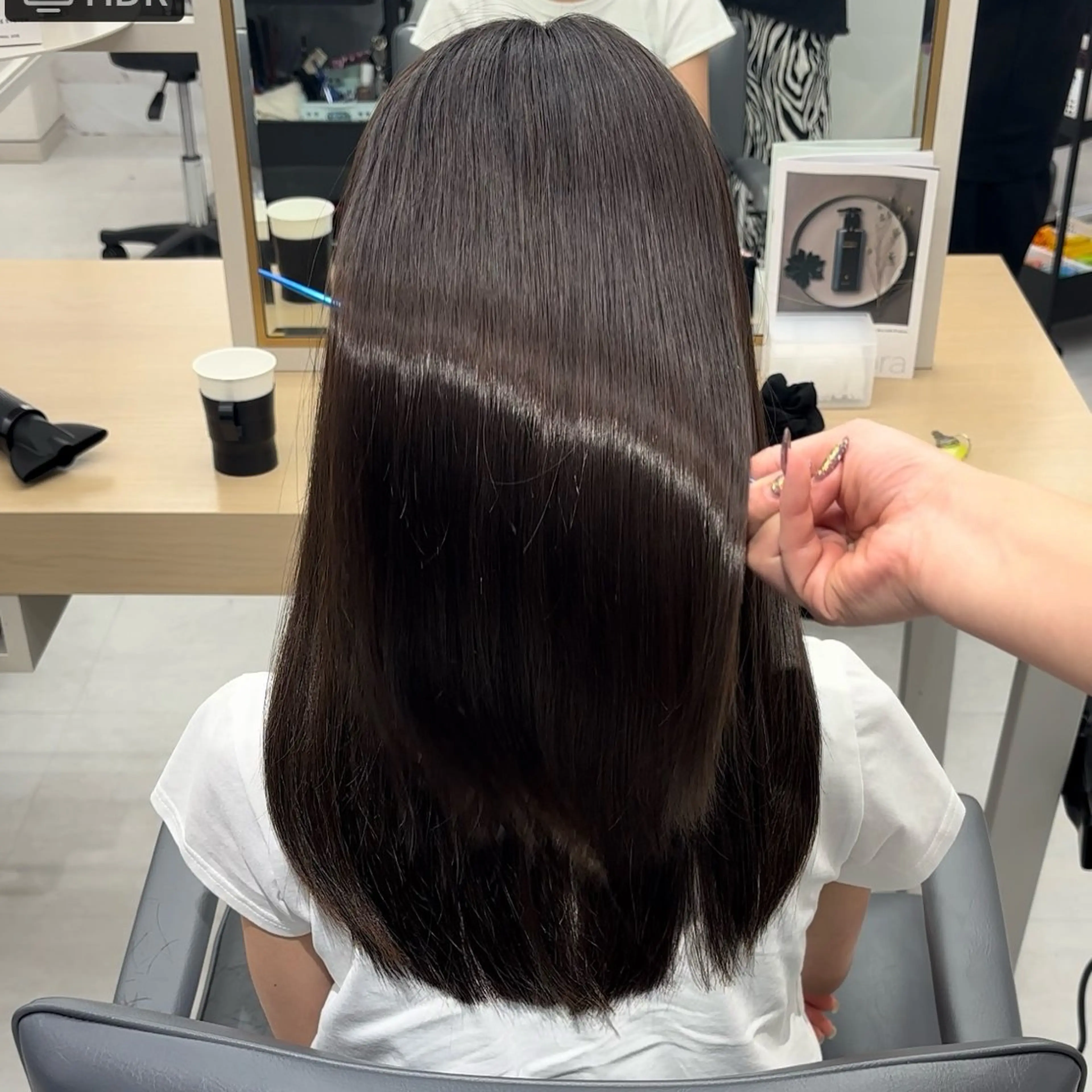 ロング カット ヘアカラー トリートメント 新宿No.1艶髪矯正 美艶カラー/FUKAのヘアスタイル