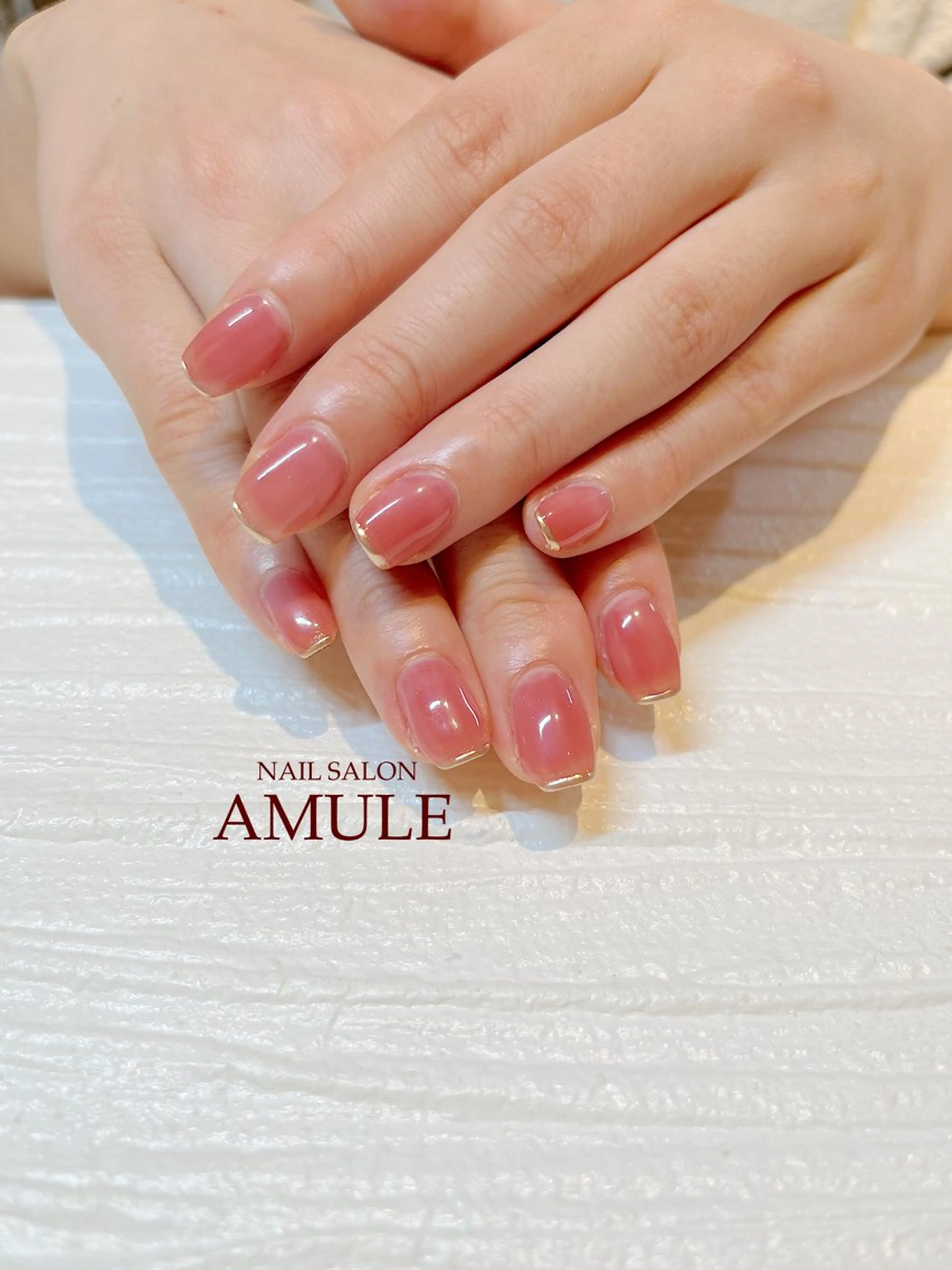 ネイル フレンチネイル ミラーネイル ワンカラーネイル ハンドネイル NAILSALON AMULEのネイルデザイン