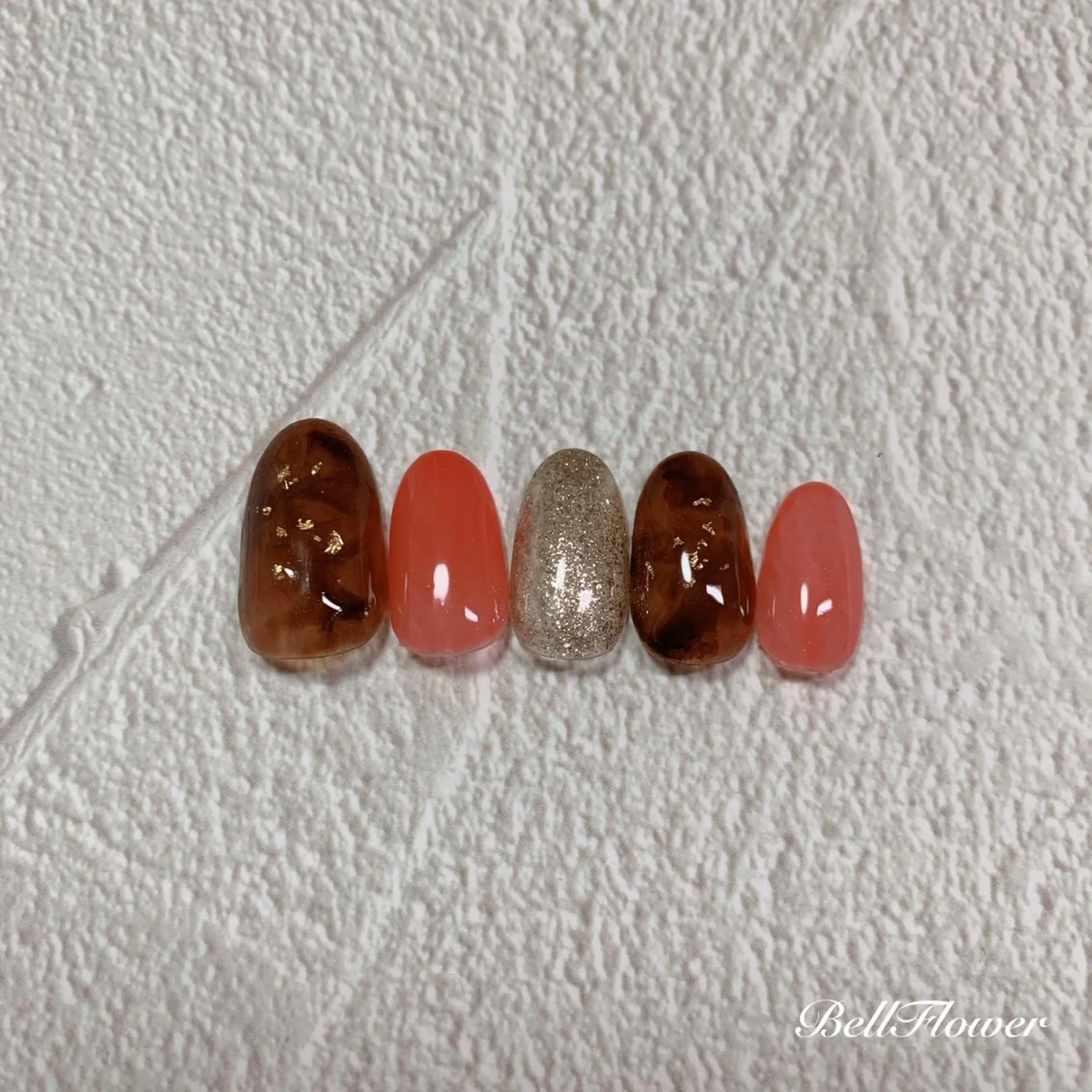 ネイル ハンドネイル Bell Flowerのネイルデザイン