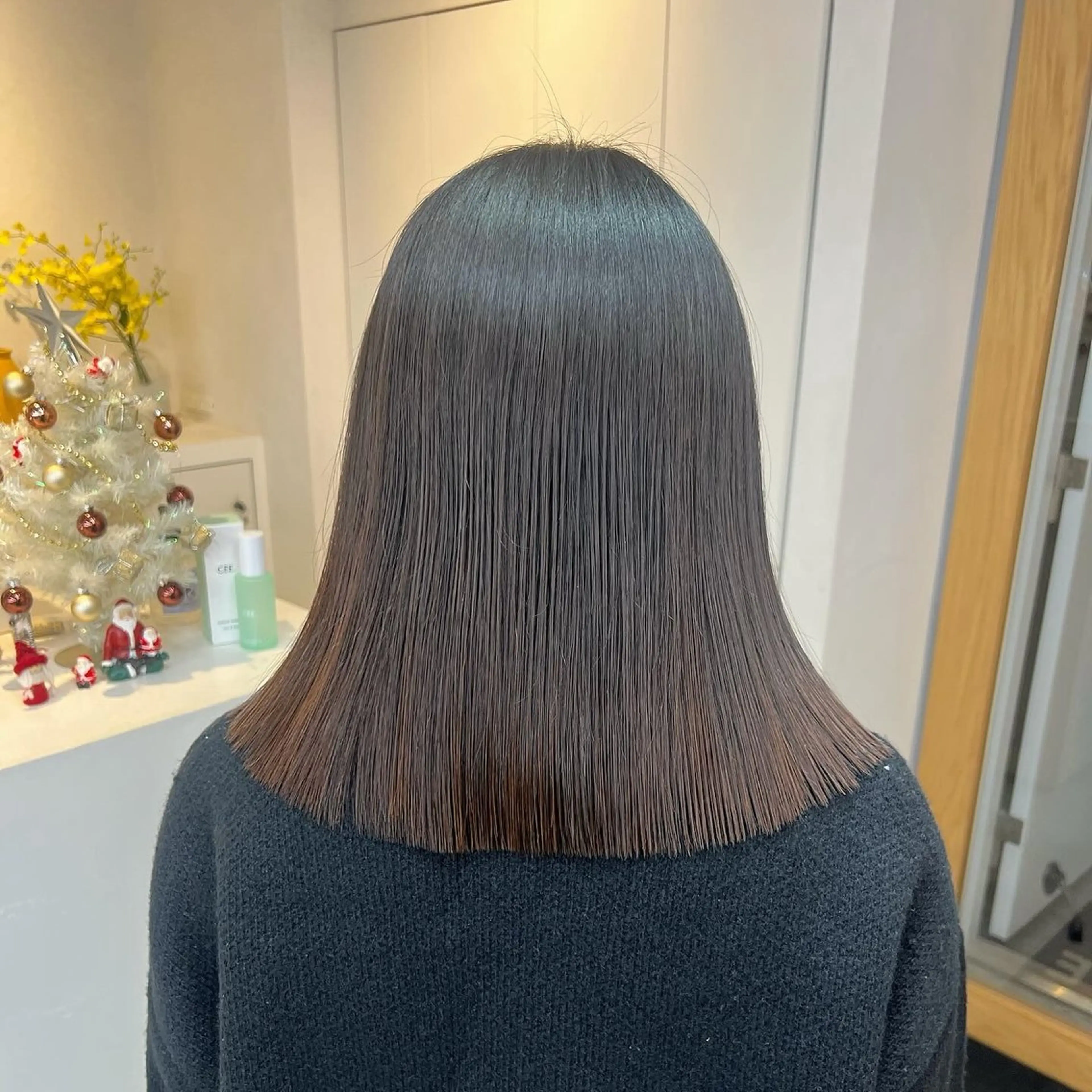 ミディアム カット トリートメント 表参道/kozue/ 艶髪/髪質改善のヘアスタイル