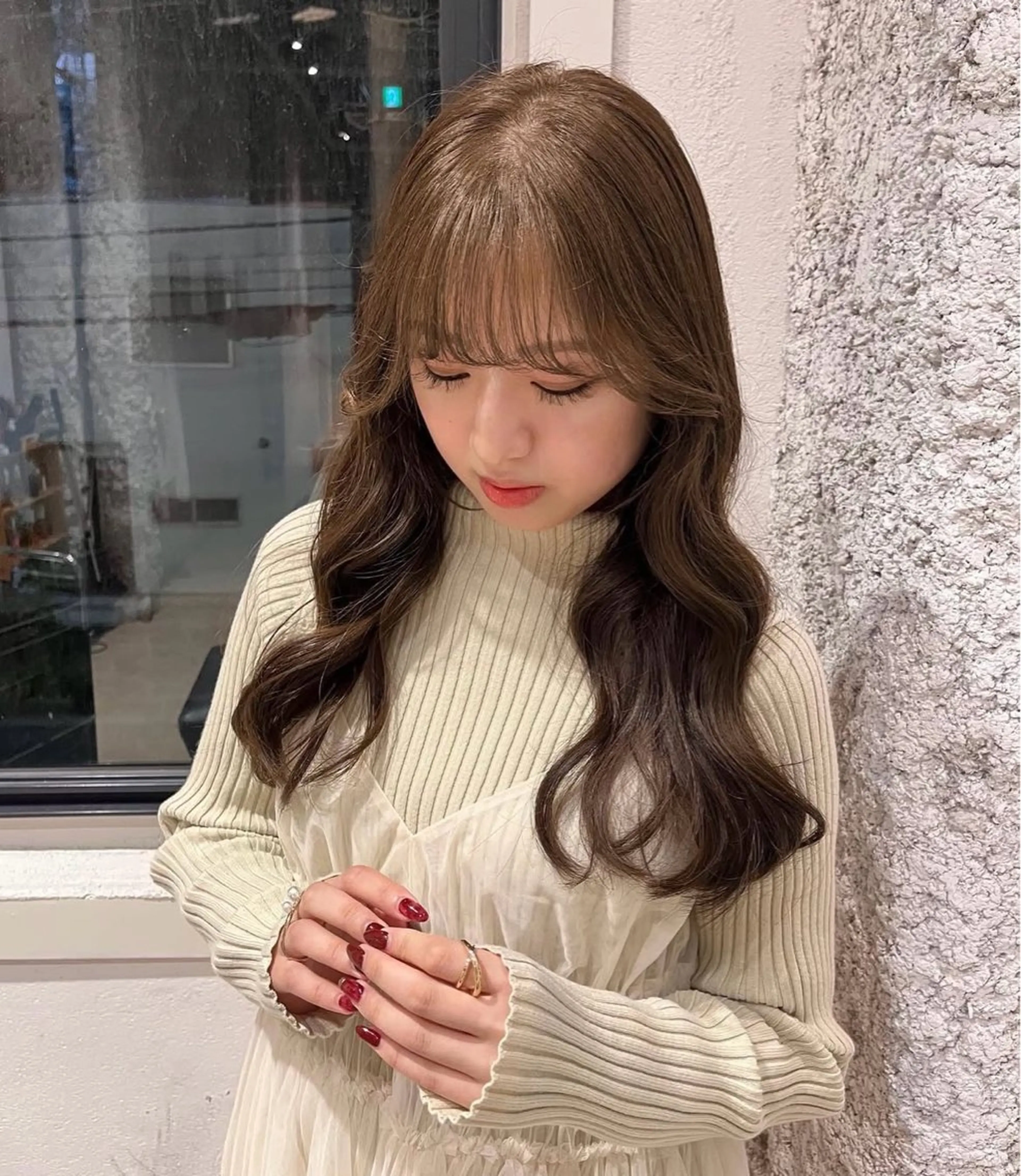 ロング 三宅 美帆のヘアスタイル