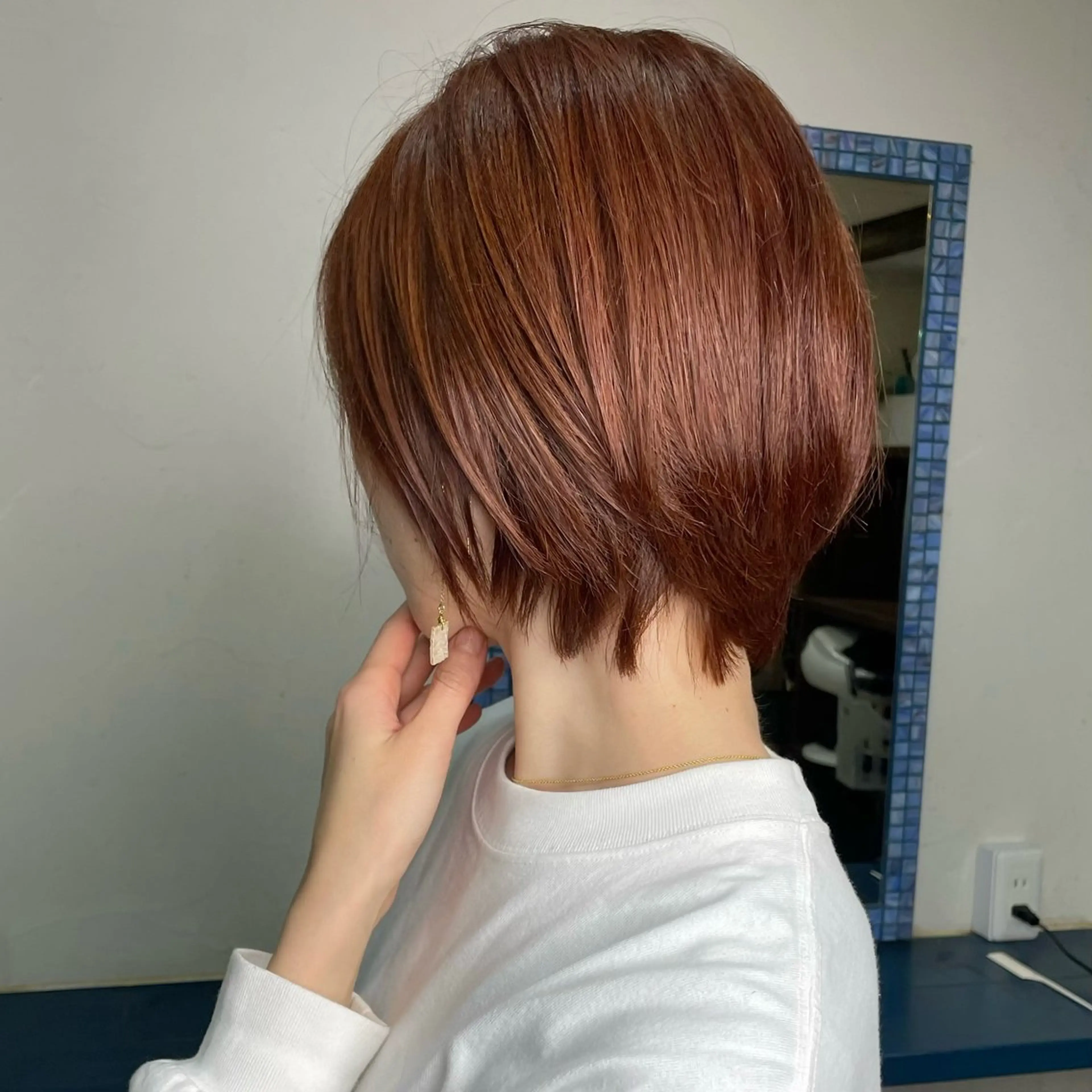ショート カラー ブラウンカラー オレンジ オレンジブラウン カット ヘアカラー トリートメント 🌿calm🌿似合 わせ💐齋藤なな💐のその他イメージ
