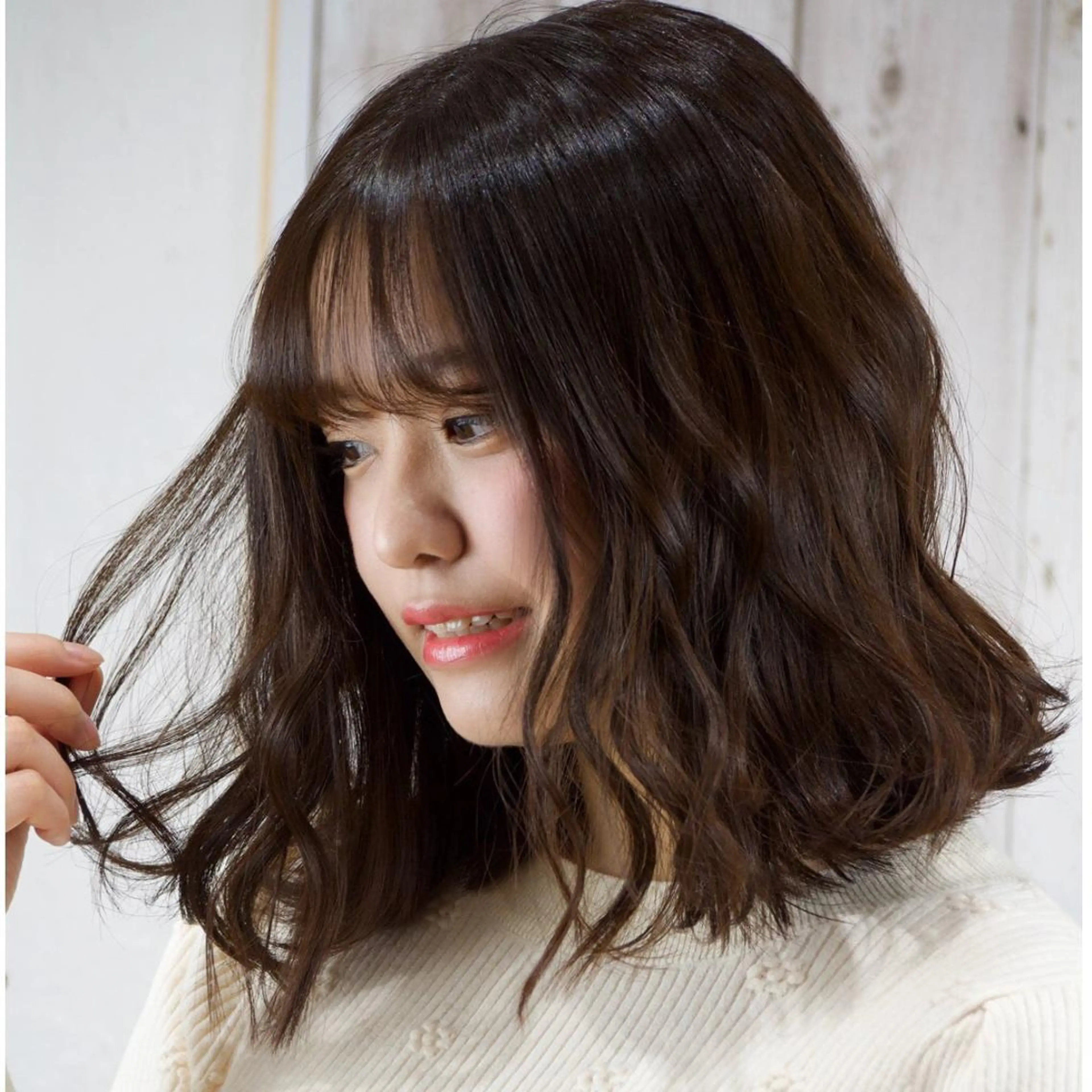 ミディアム カラー パーマ ヘアアレンジ FELICE of hair所属・堀 大輔のヘアスタイル