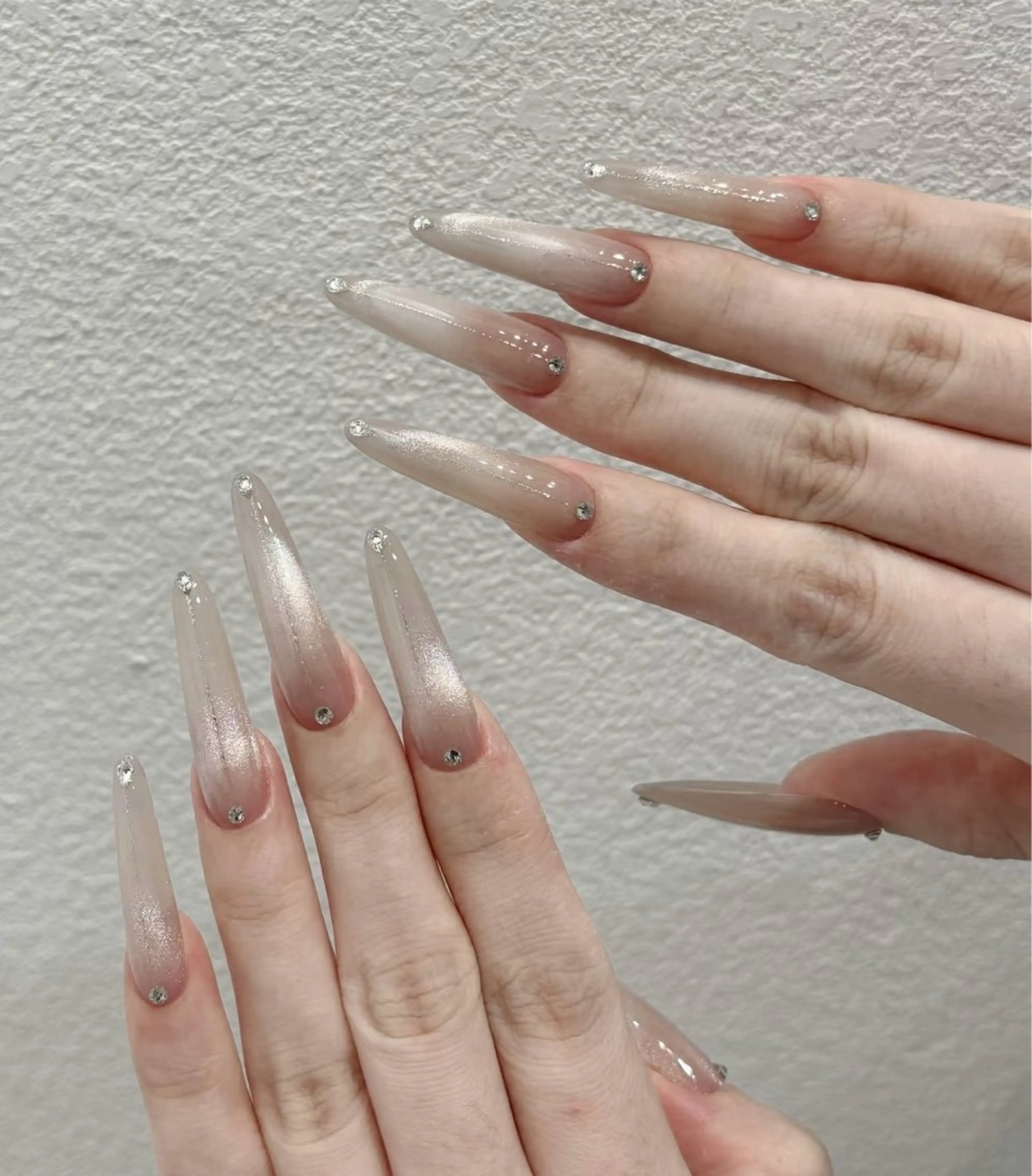 ネイル オーロラネイル フラワーネイル フットネイル フレンチネイル ジェルネイル ハンドネイル BabyYouMi nailのネイルデザイン