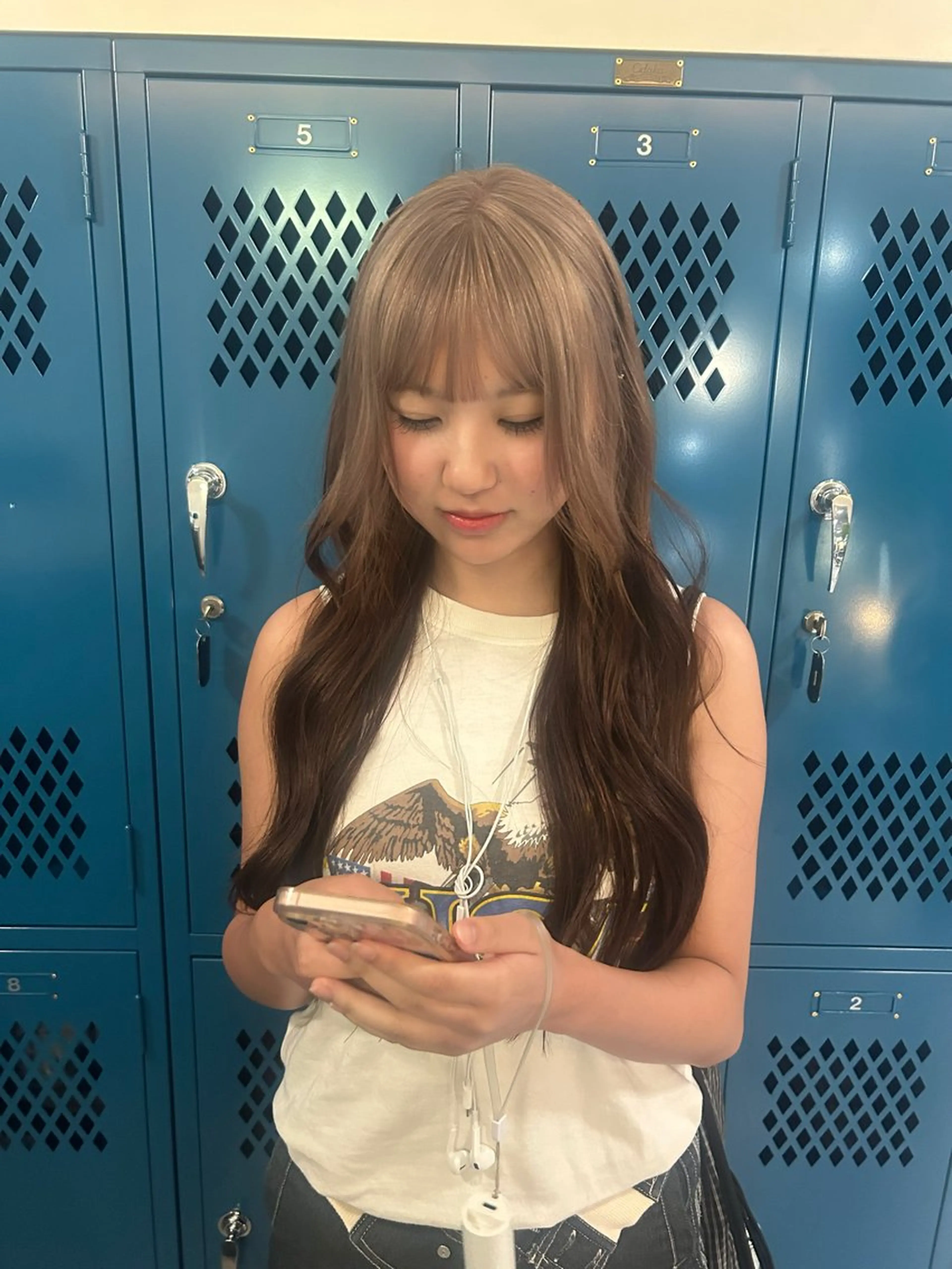 ロング カラー 韓国ボブ/レイヤー ボブ/ EMIRIのヘアスタイル