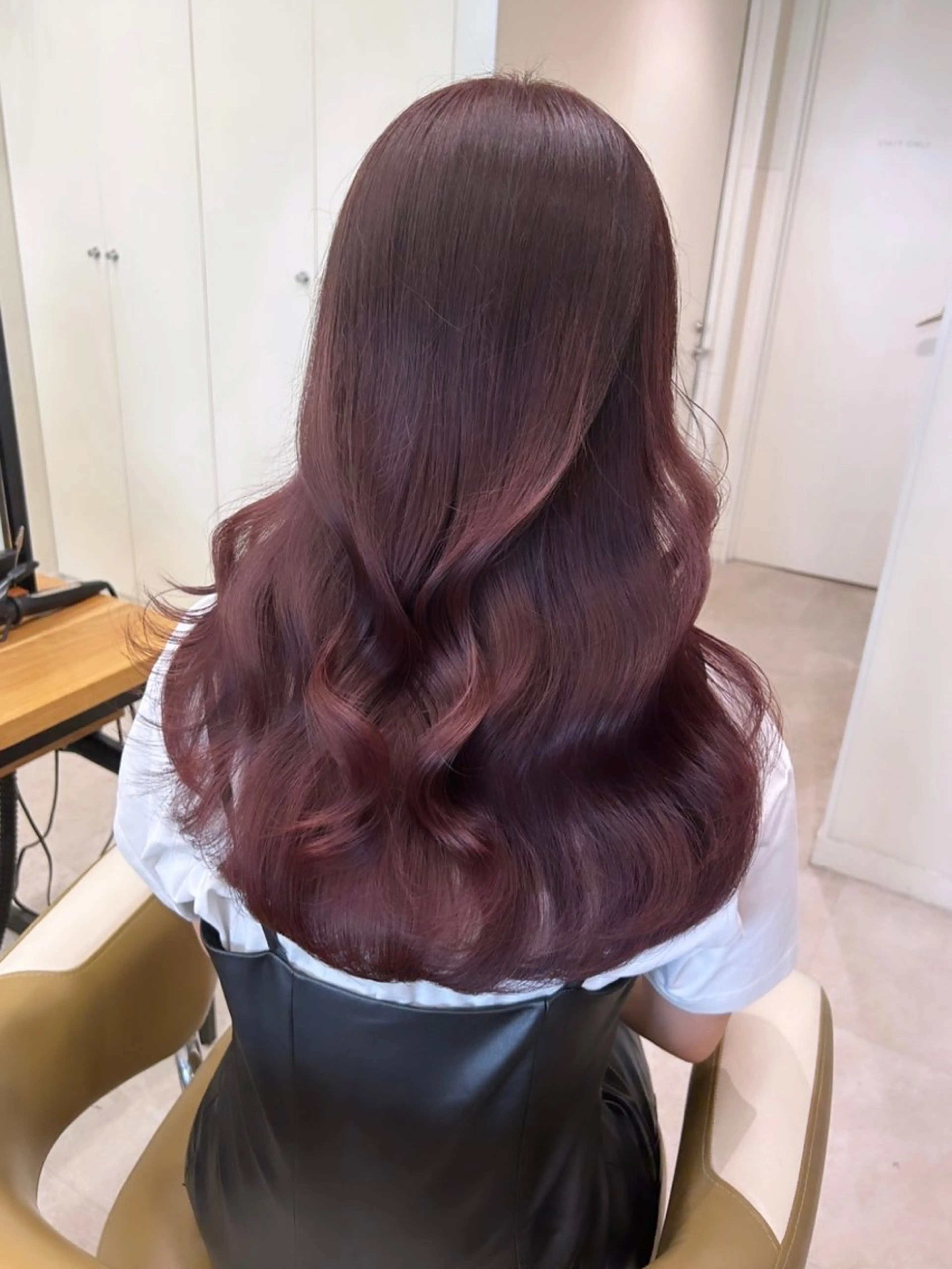 ロング カラー ブリーチ ブリーチなしカラー ブリーチなしWカラー 🎀韓国ヘア/amiのヘアスタイル