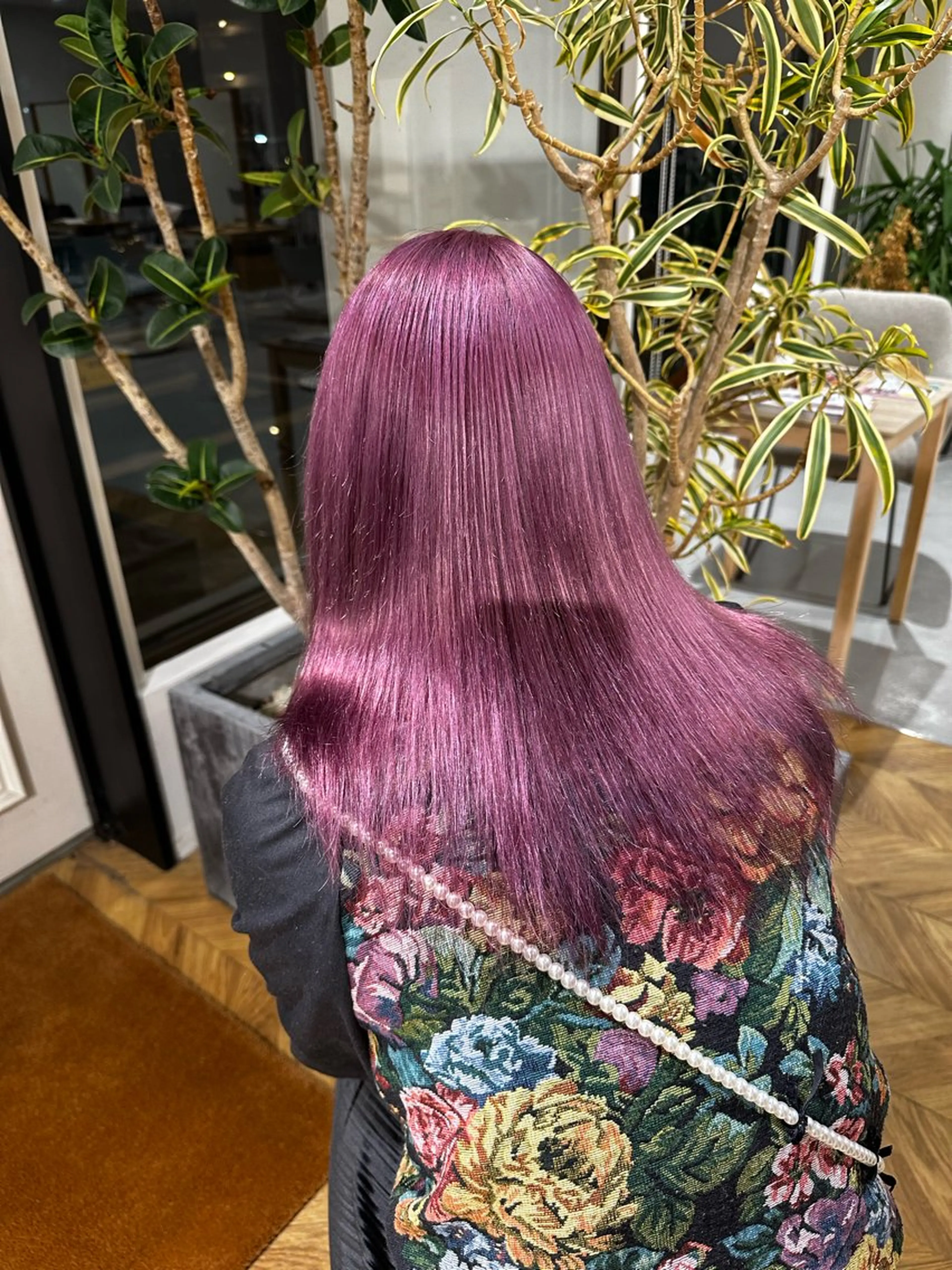 ロング 似合わせツヤカラー 【yate'】ユウナのヘアスタイル