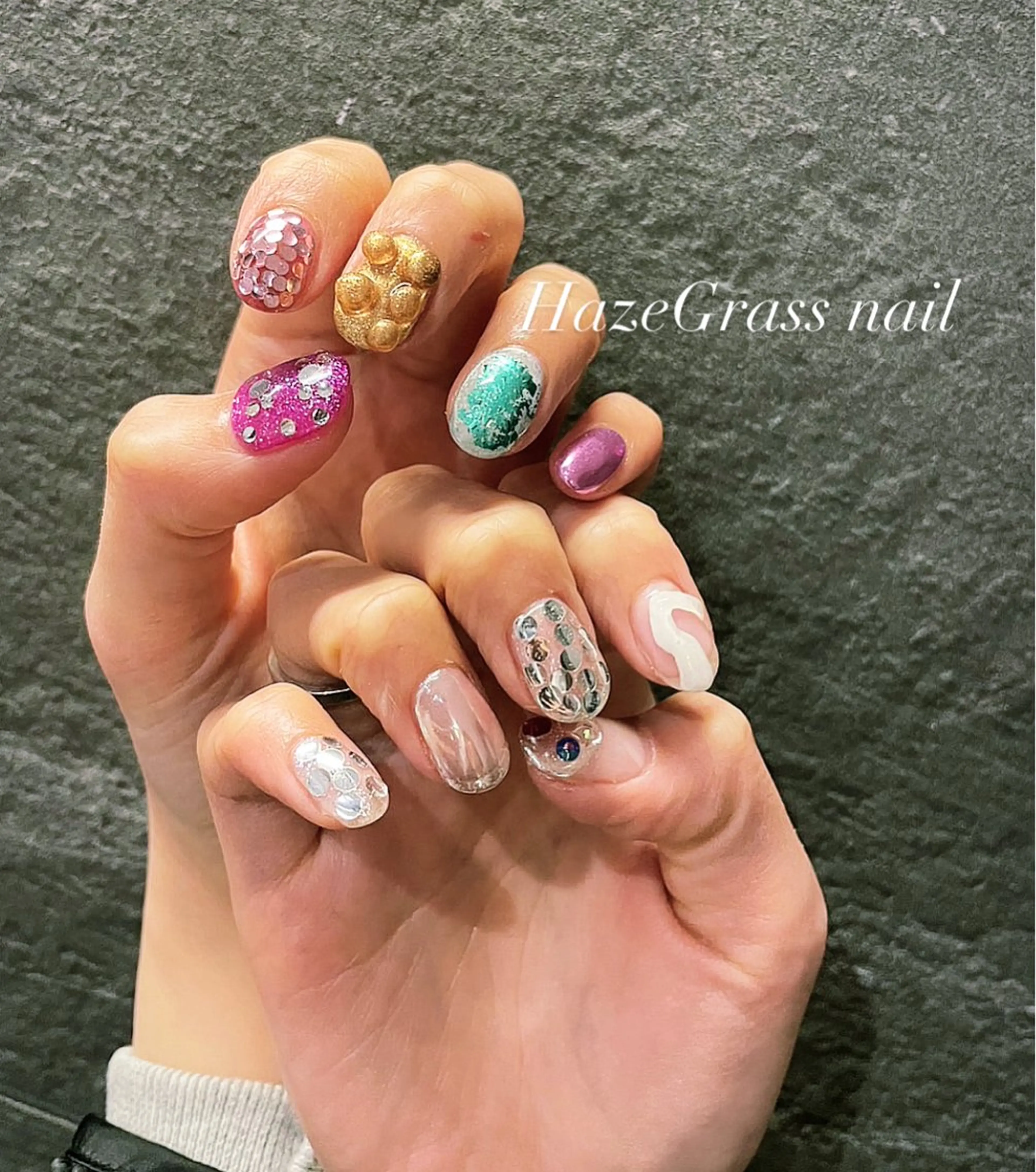 ネイル ハンドネイル HazeGrass NAILのネイルデザイン