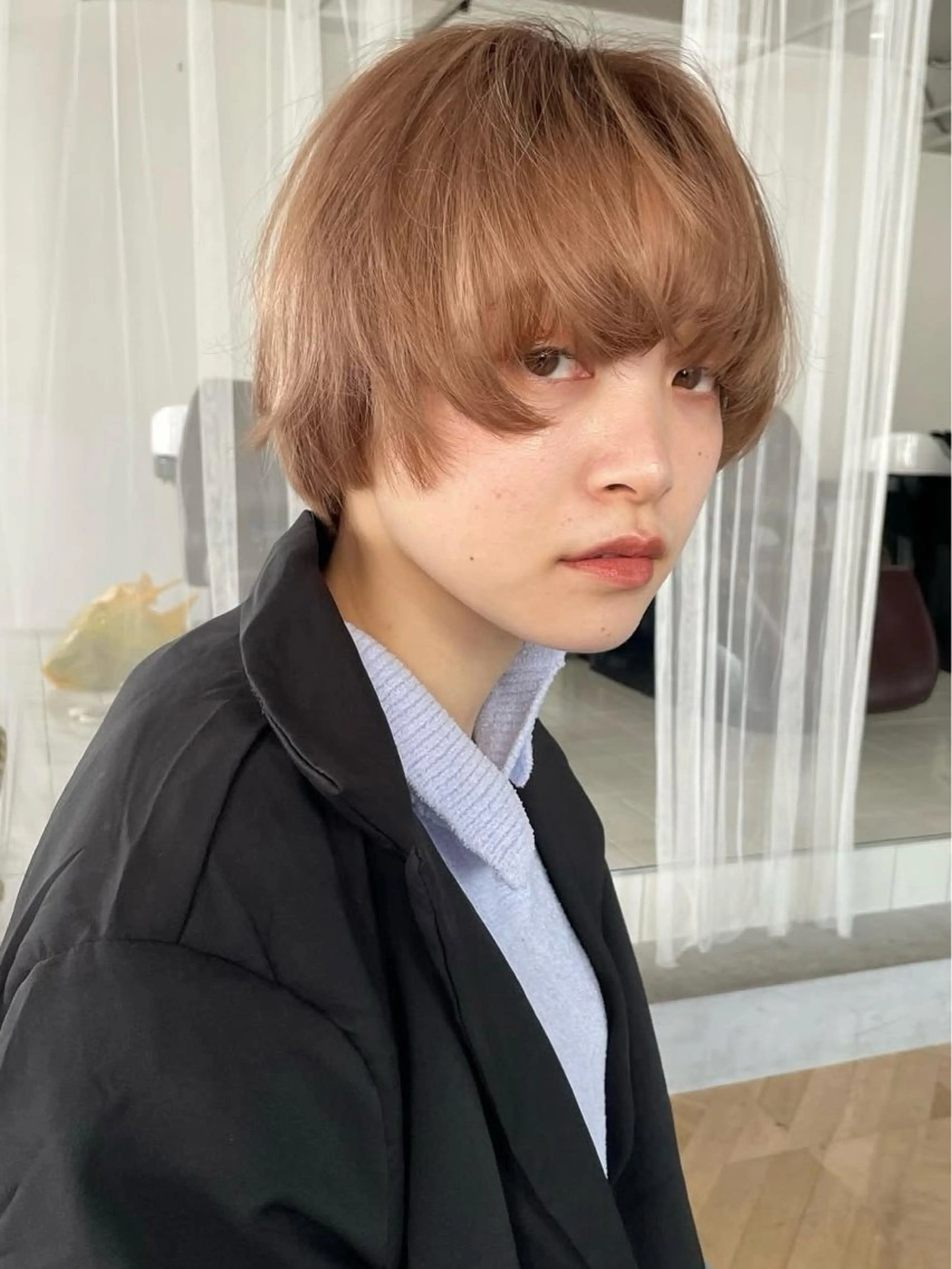 ショート ヘアカラー トリートメント パーマ 🍄Kurumi🍄のヘアスタイル