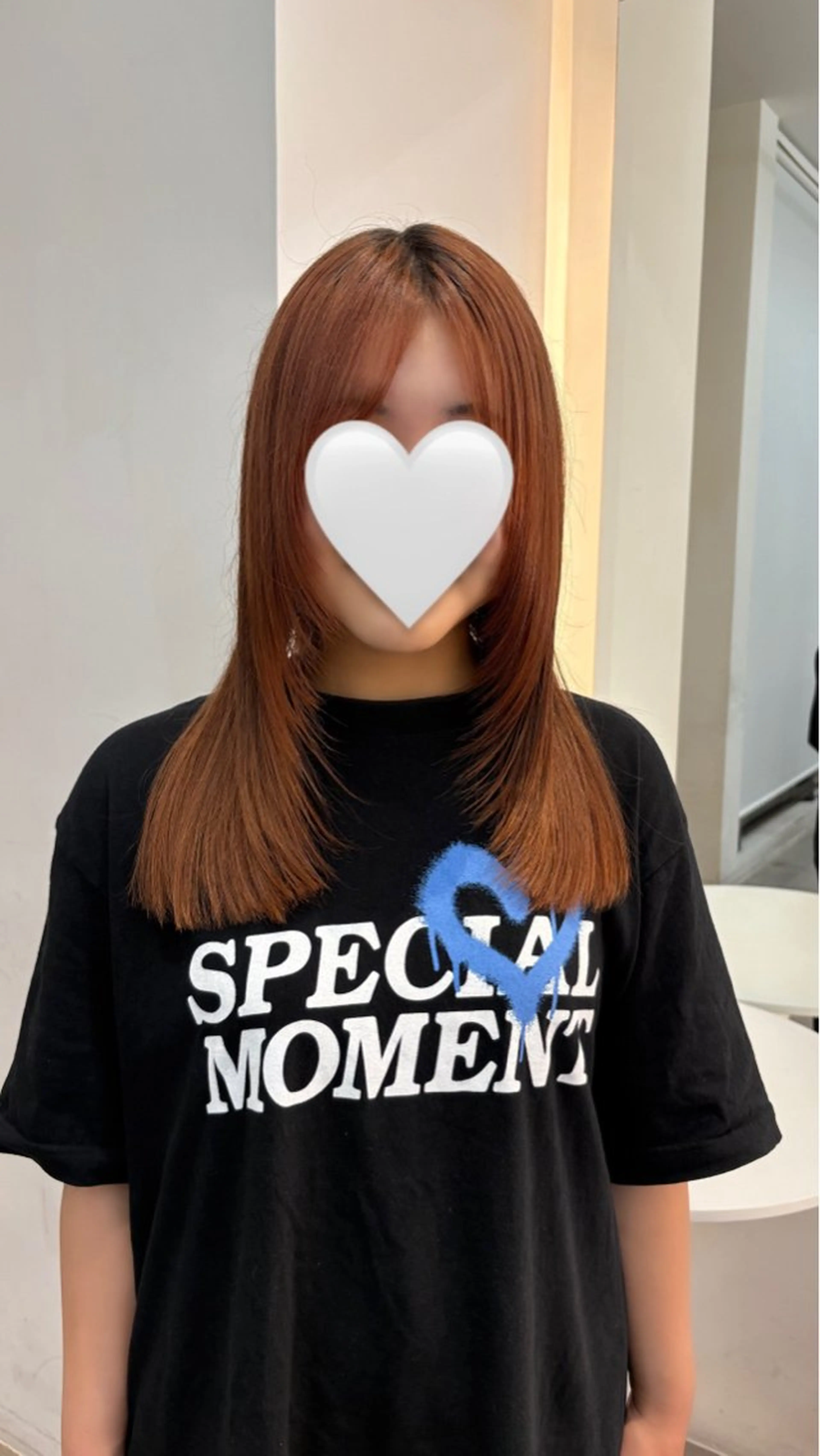 セミロング カット nok所属・レイヤー/ベージュ/ どますず🌺のヘアスタイル