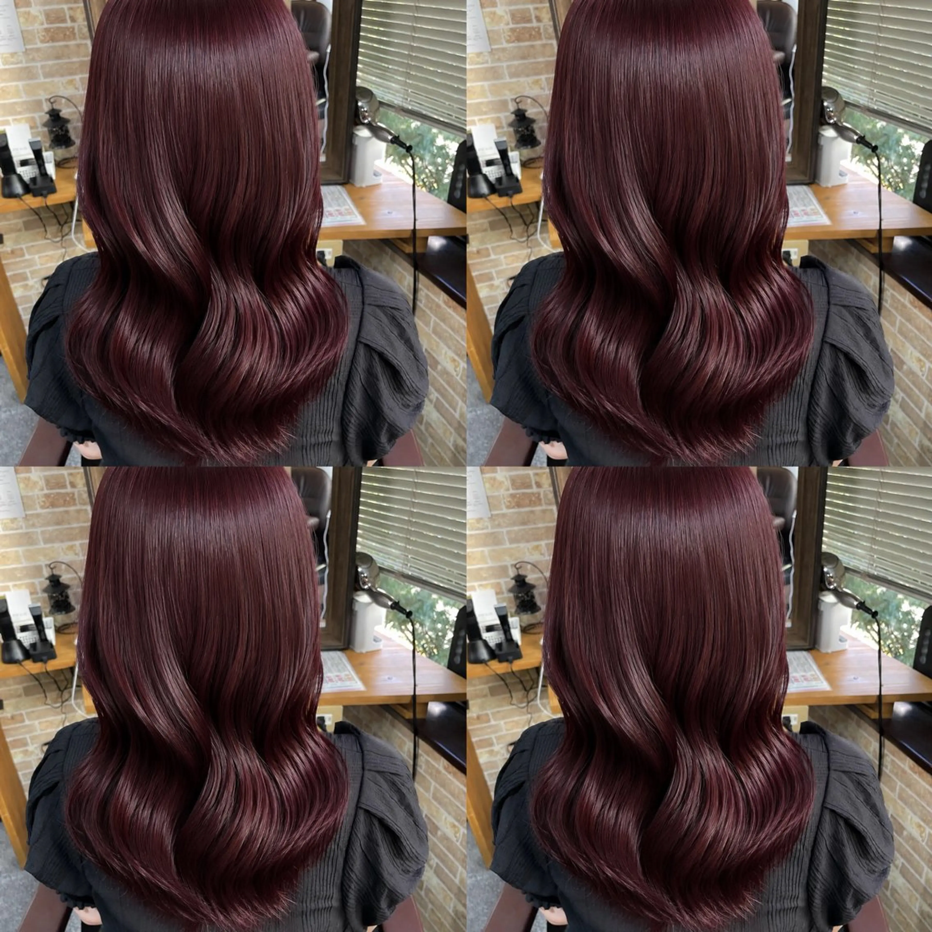 ミディアム カット ヘアカラー トリートメント エクステ×髪質改善× 𝑺𝑬𝑵𝑹𝑰のヘアスタイル