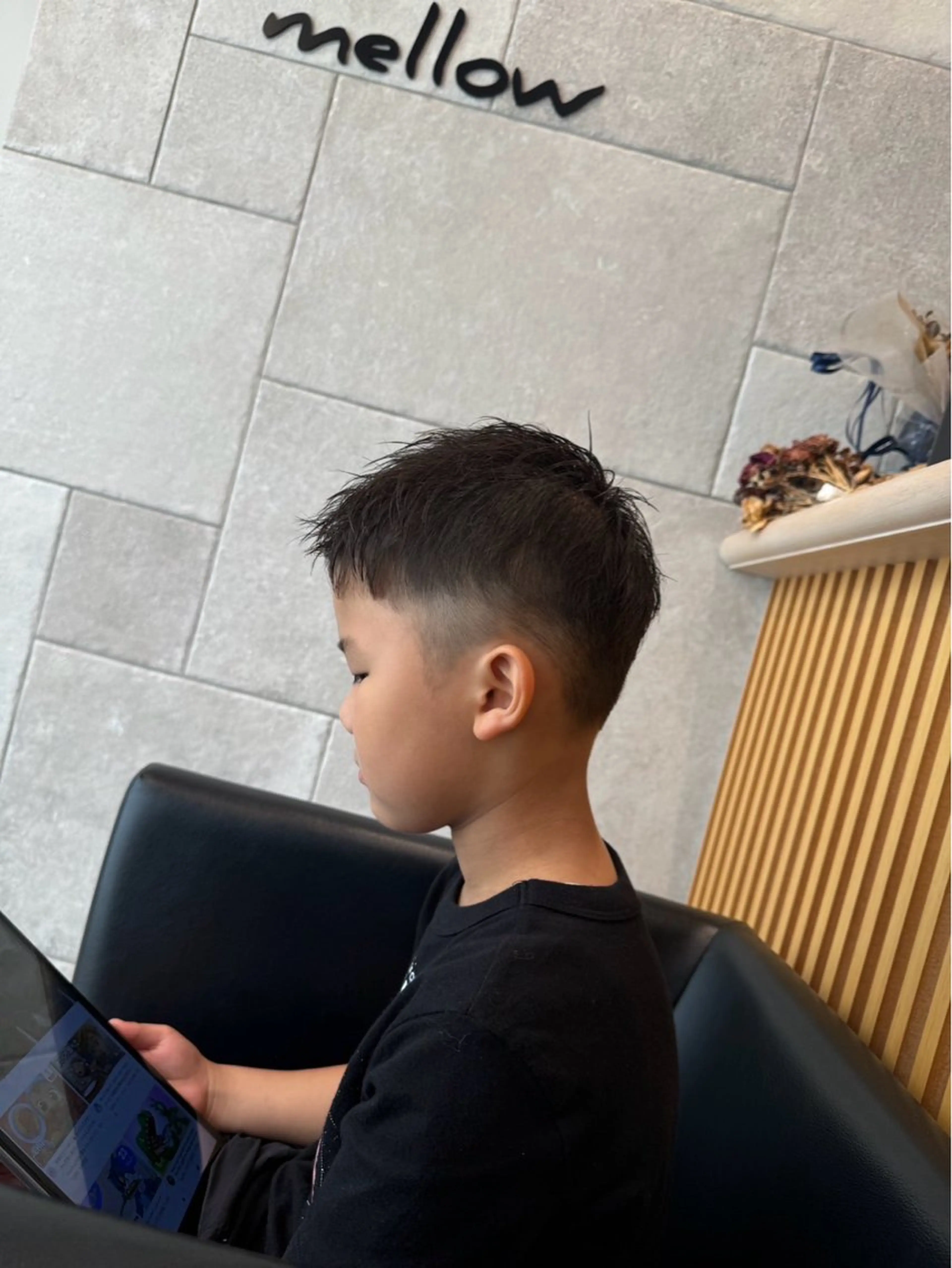 メンズ キッズ オリーブカラー 💙KARIN🪼のヘアスタイル