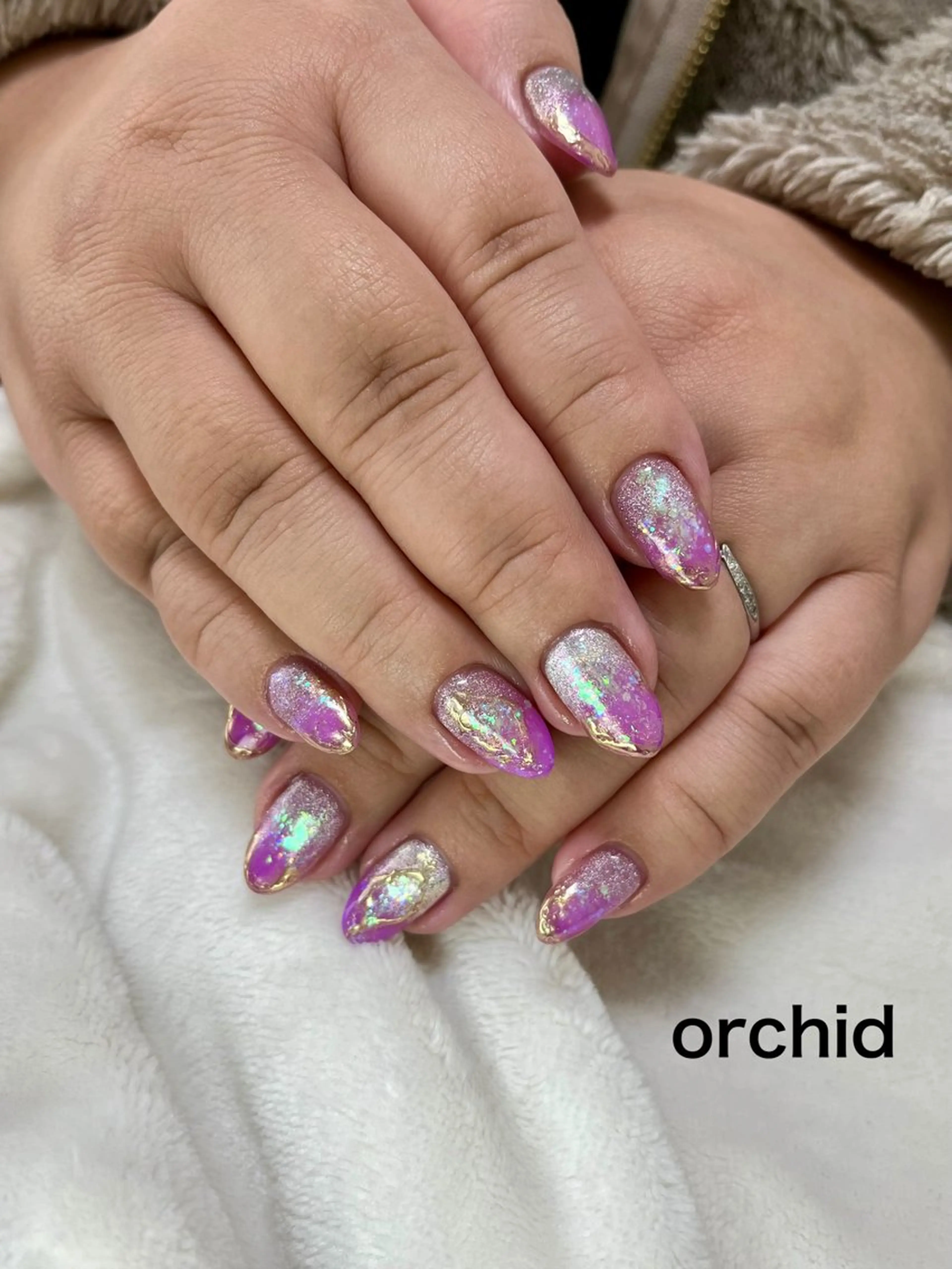 ネイル orchid ♡オーキッドのネイルデザイン