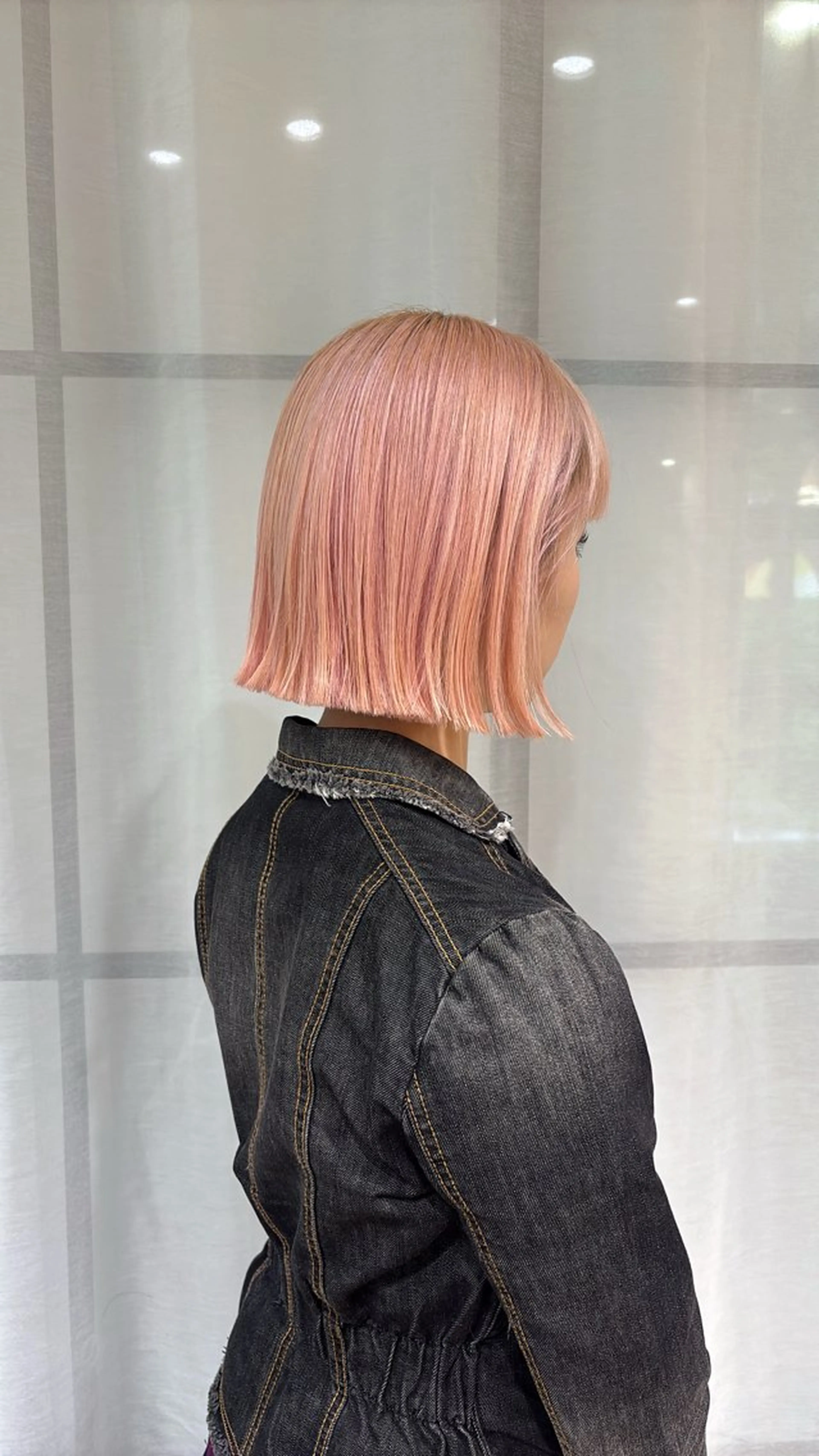 ミディアム ボブ カット ヘアカラー 梅田美容室/カット /Maoのヘアスタイル