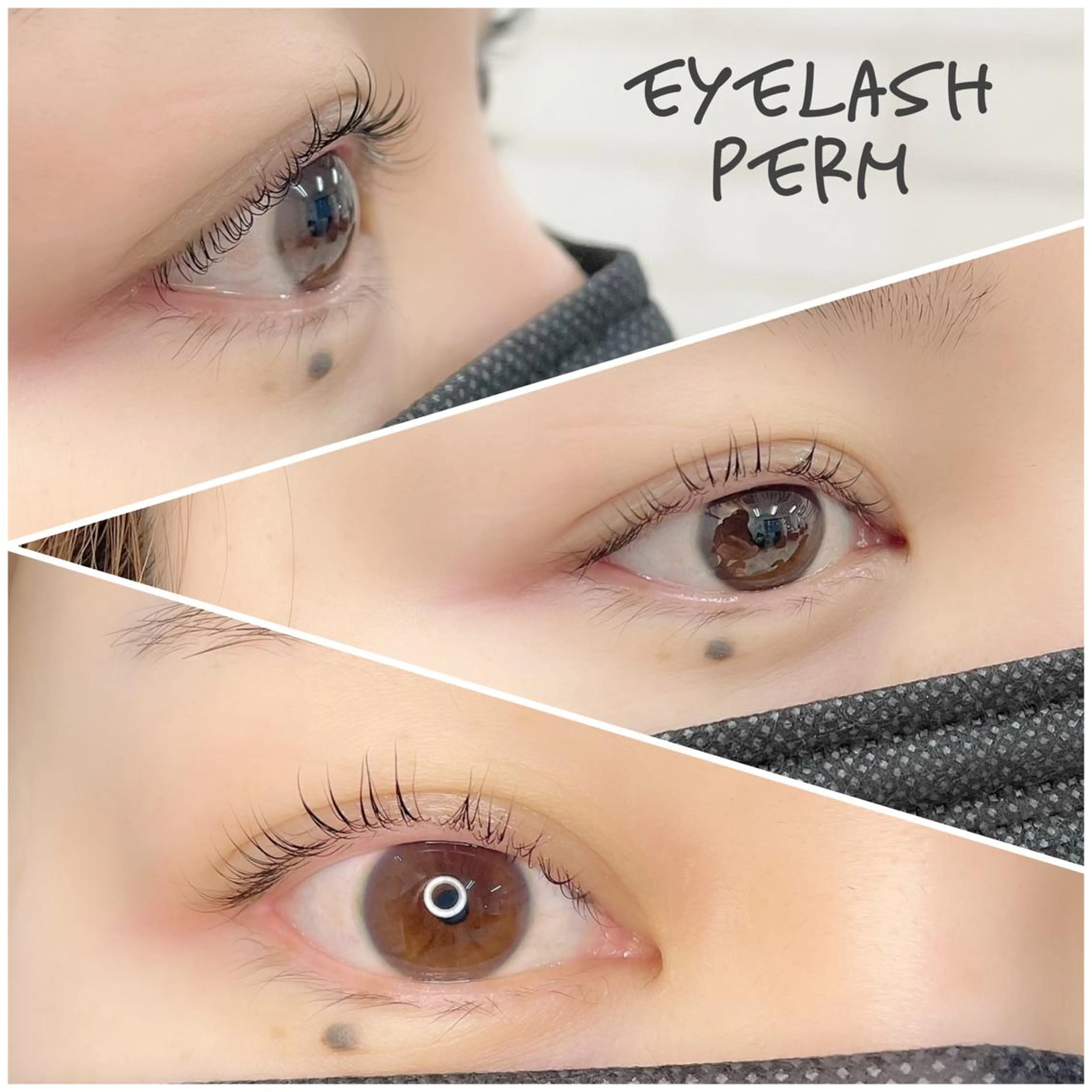 ミディアム カラー パーマ ヘアアレンジ メンズ キッズ ネイル マツエク・マツパ ミディアムパーマ メンズパーマ 一重×まつ毛パーマ yukana 🎀のマツエク・マツパデザイン