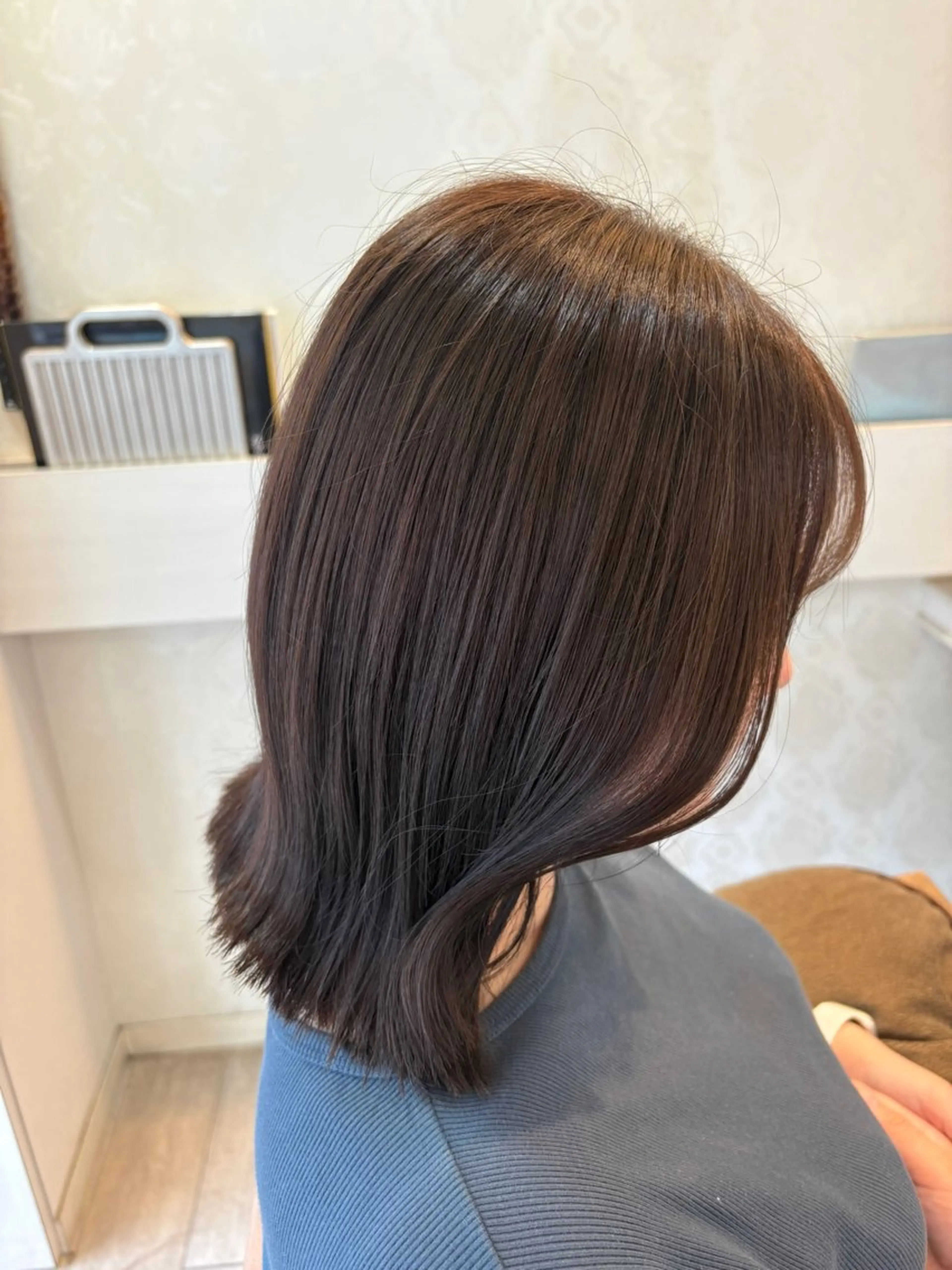 ミディアム カット ヘアカラー rio/ボブ /ブリーチカラー🫧のヘアスタイル